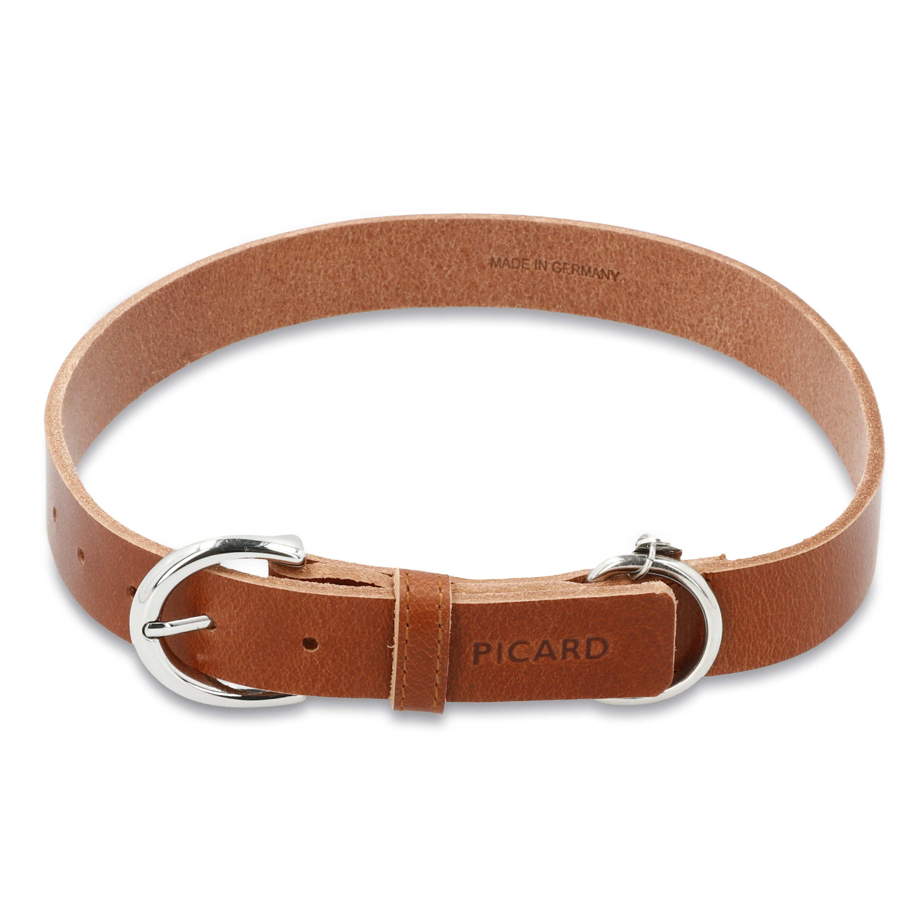 Picard Hunde-Halsband PICARD Hundehalsband Dog Collar Strolch Größe L, Echtleder