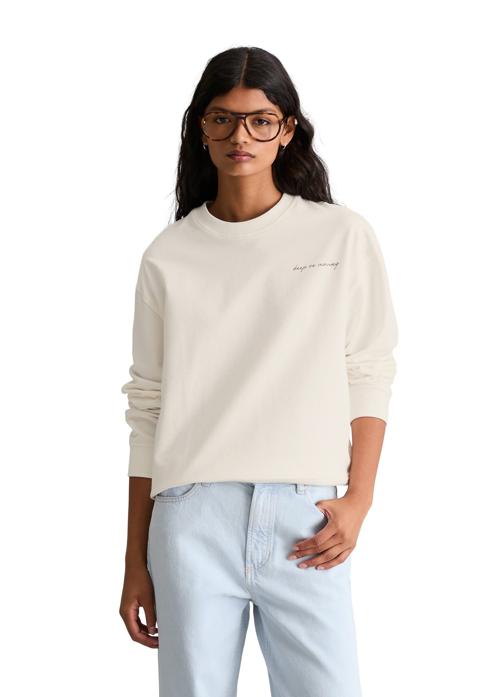 Sweatshirt mit markantem Rückenprint
