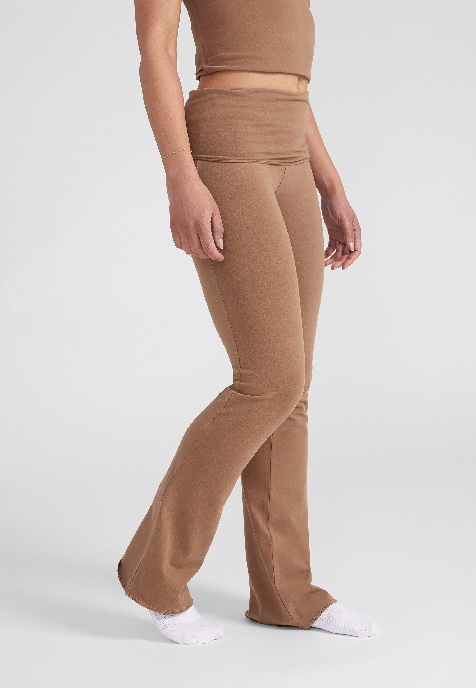 Style Republic Yogahose Freizeithose mit Foldover-Bund günstig online kaufen
