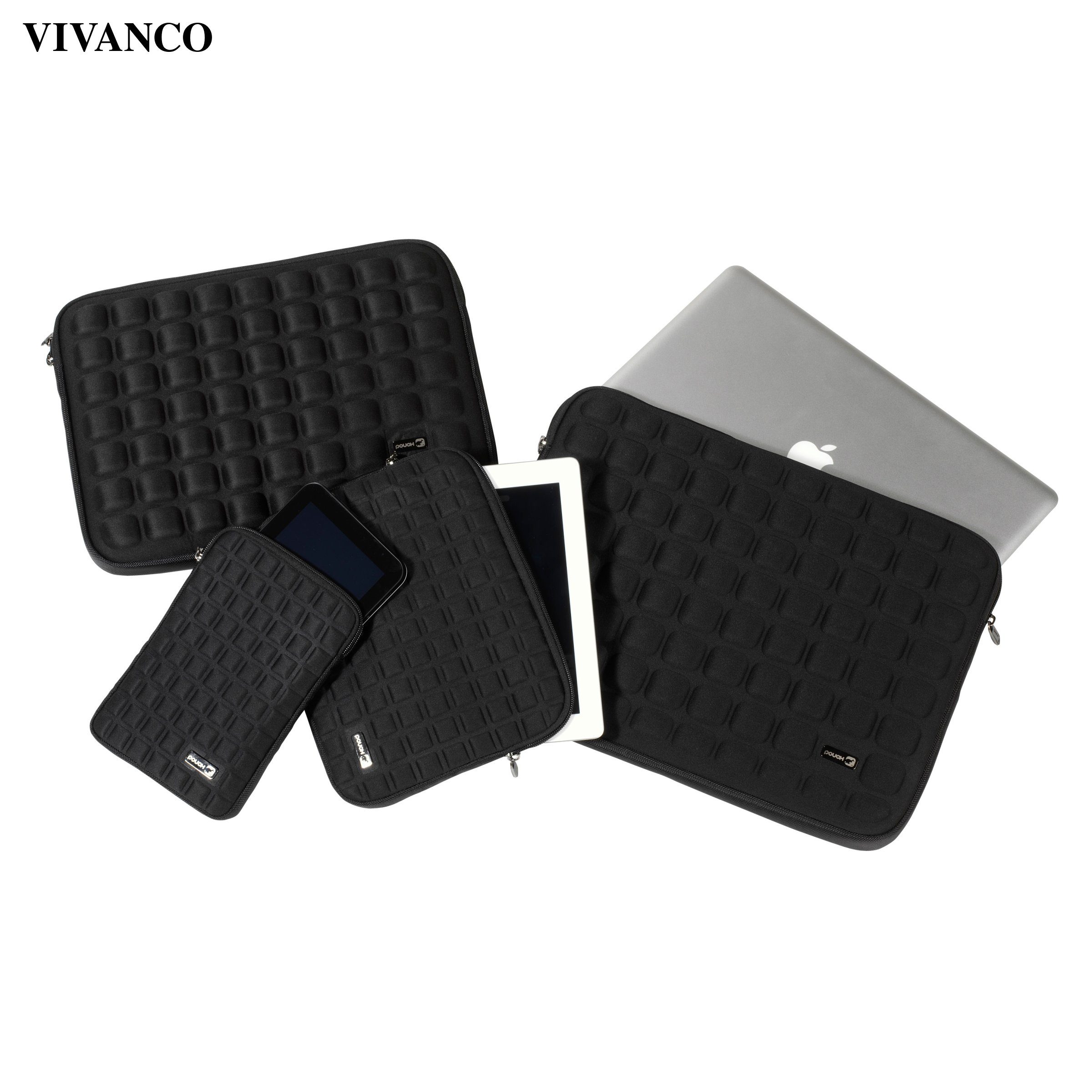 Vivanco Tablettasche (1-tlg), Weiches Innen-Fleece zum Schutz des Gerätes vor Kratzern | Taschen