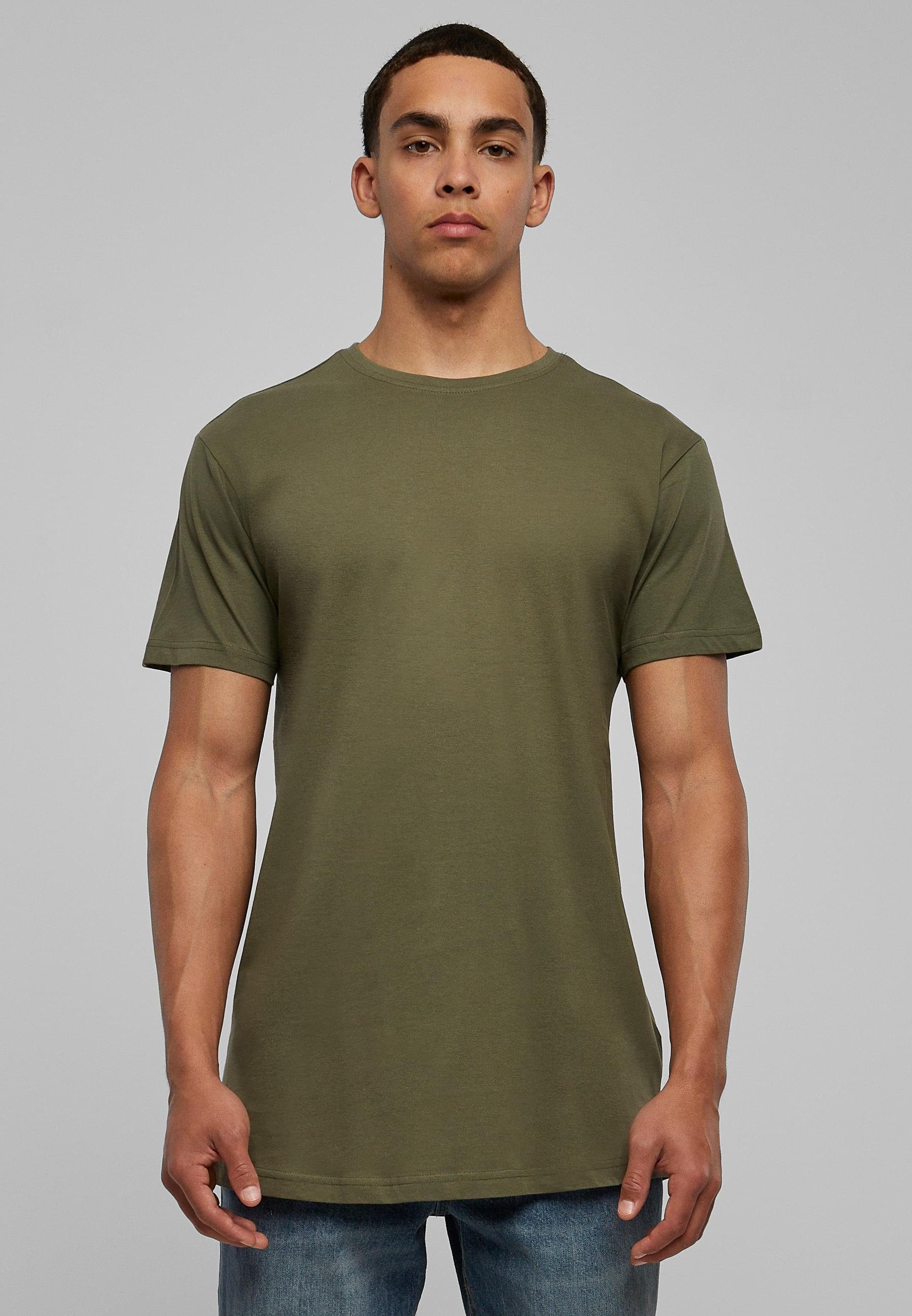 URBAN CLASSICS Kurzarmshirt Urban Classics Herren Shaped Long Tee (1-tlg)