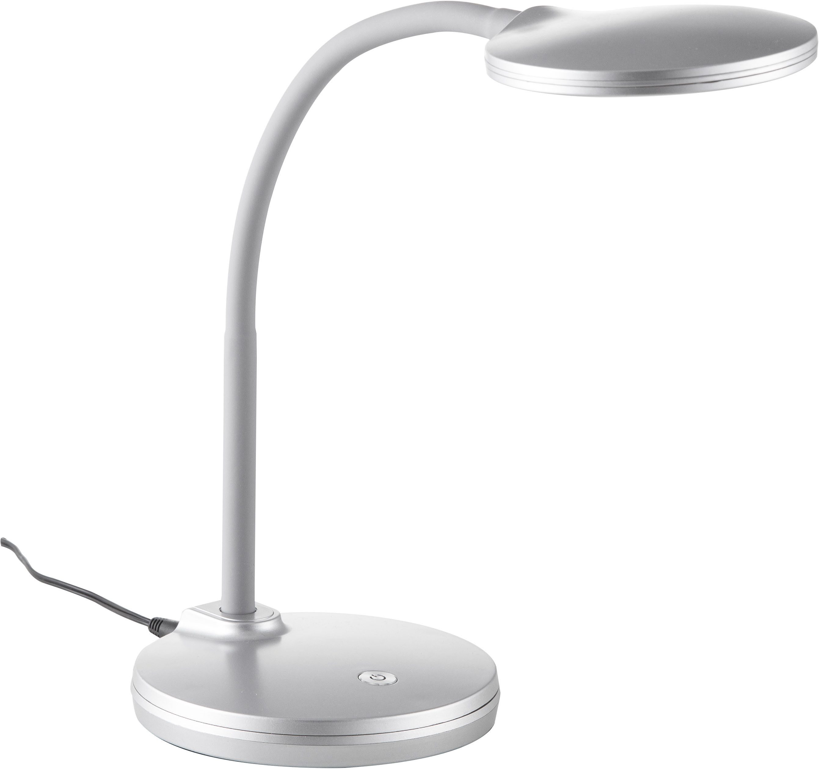 NOWA Tischleuchte CARMEN, Dimmfunktion, mehrere Helligkeitsstufen, LED fest integriert, Warmweiß, Tischlampe Nachttischlampe Deko-Tischleuchte Schreibtisch