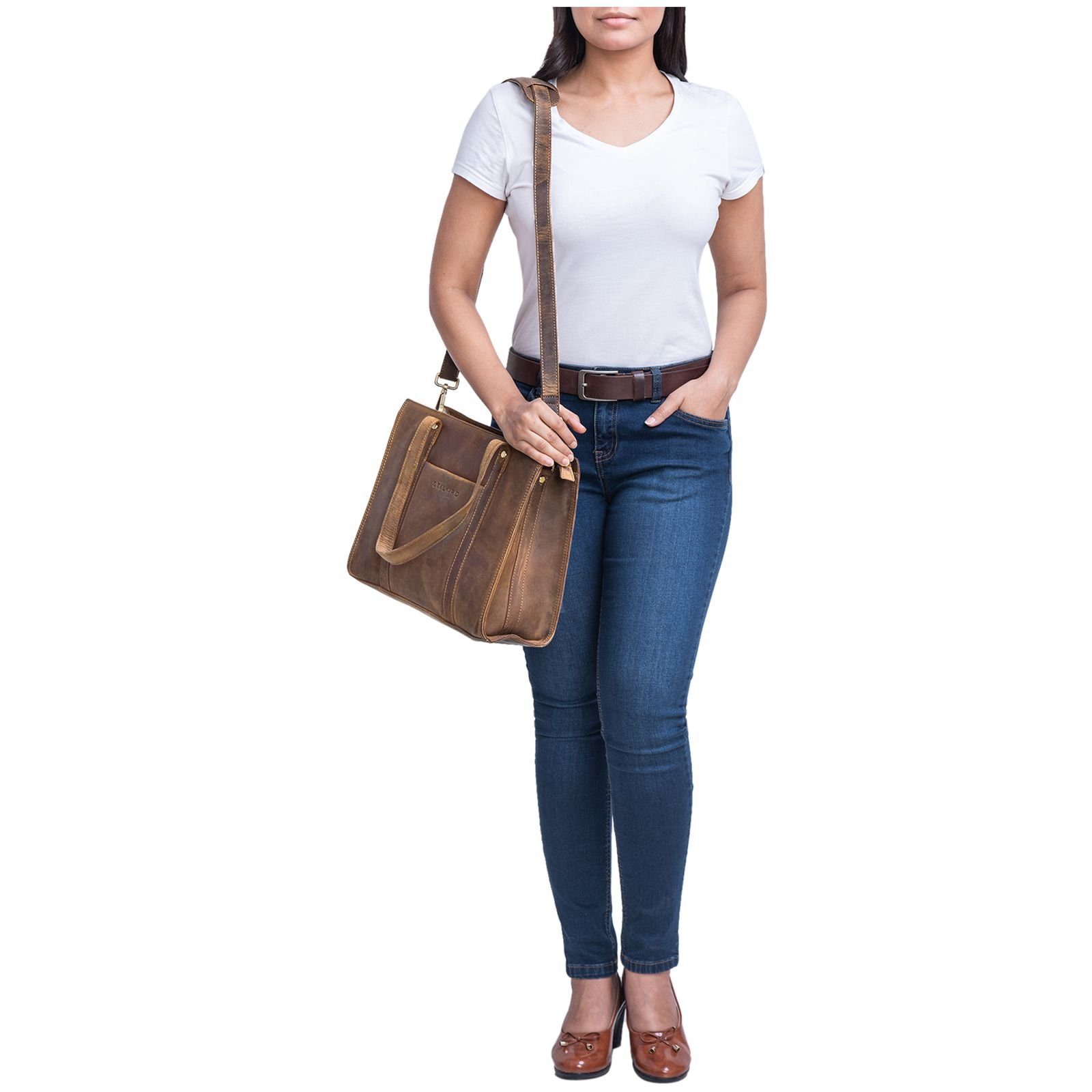 STILORD Handtasche "Ariana" Shopper Business Damen Leder günstig online kaufen