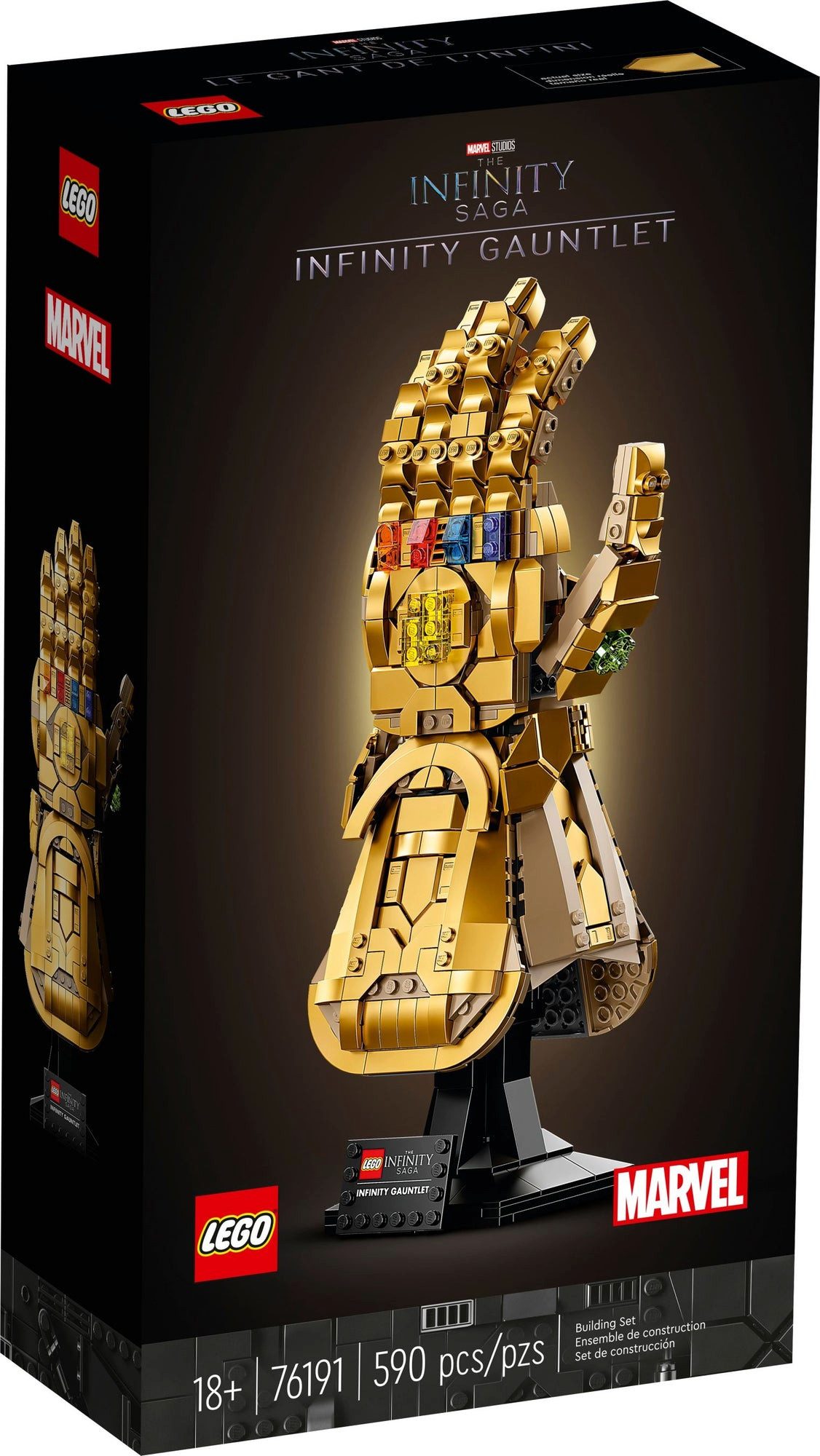 LEGO® LEGO® Marvel 76191 Infinity Handschuh - Teile: 590 Konstruktions-Spielset