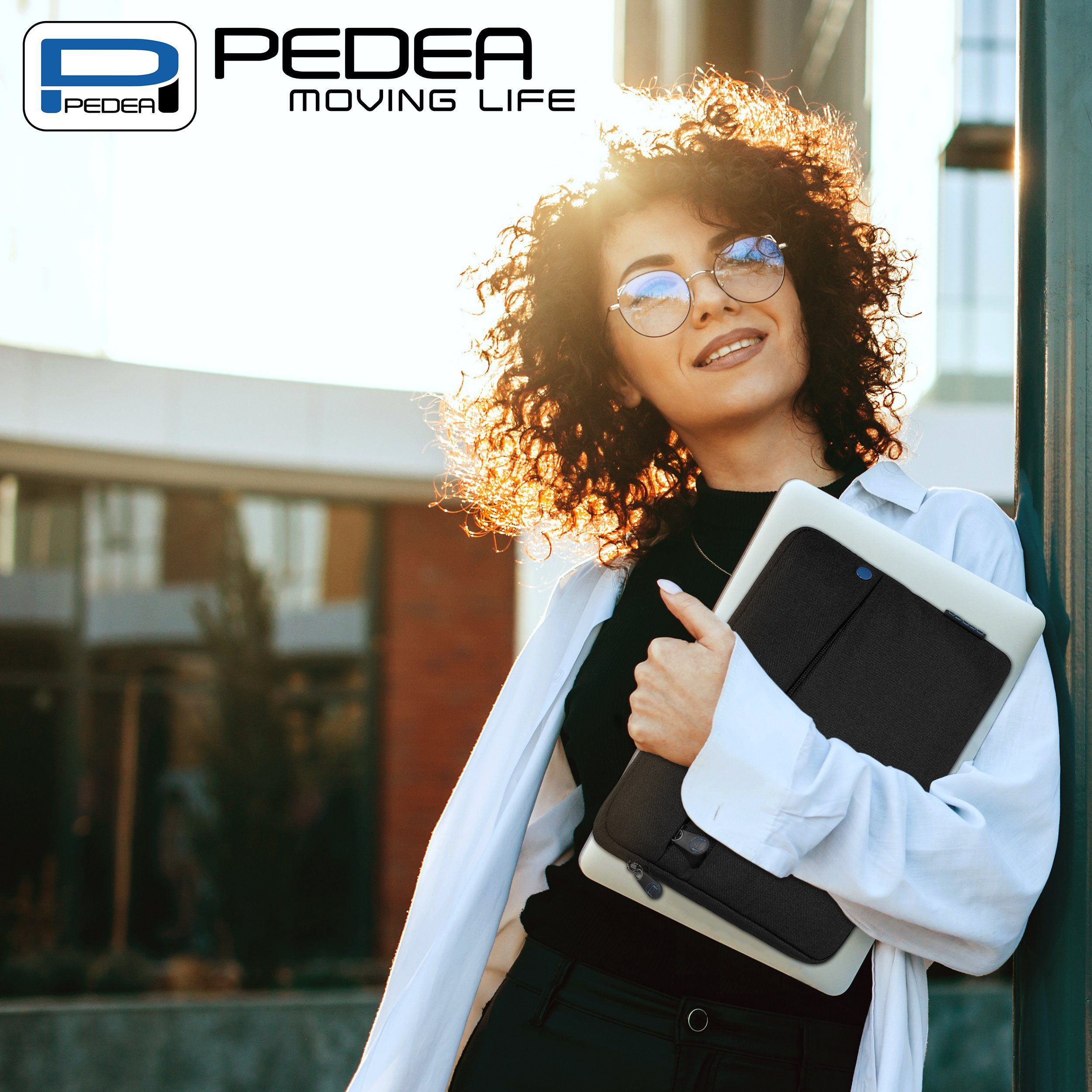 PEDEA Tablettasche FASHION Tablet Hülle mit Polsterung 10,1 / 11 Zoll (kompatible mit iPad, Huawei MatePad, Lenovo Tab, Samsung Galaxy Tab), Schutzhülle mit einer dicken Polsterung und weichem Innenfutter