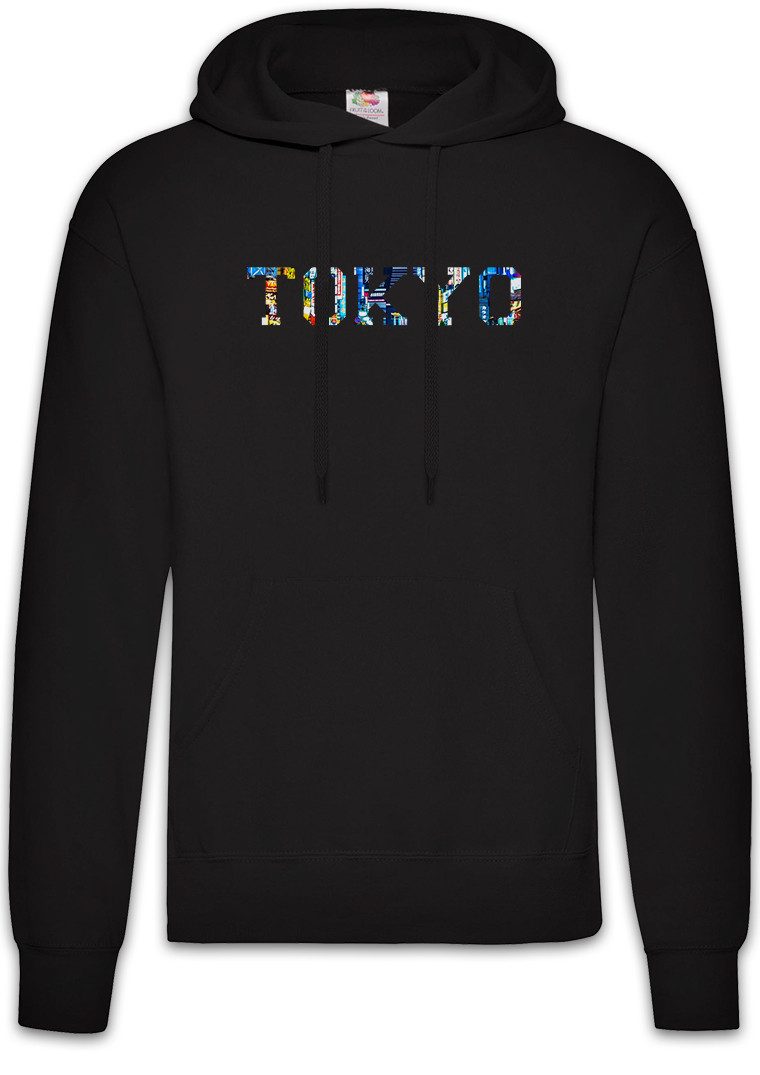 Hoodie Tokyo Herren Hoodie Tokio Skyline Stadt City Japan Nippon Kanji Ville