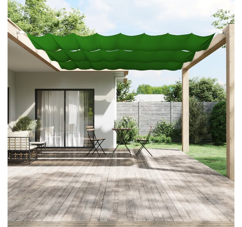 Thumbnail - vidaXL Senkrechtmarkise Sichtschutz Windschutz Hellgrün 180x1200 cm Oxford-Gewebe