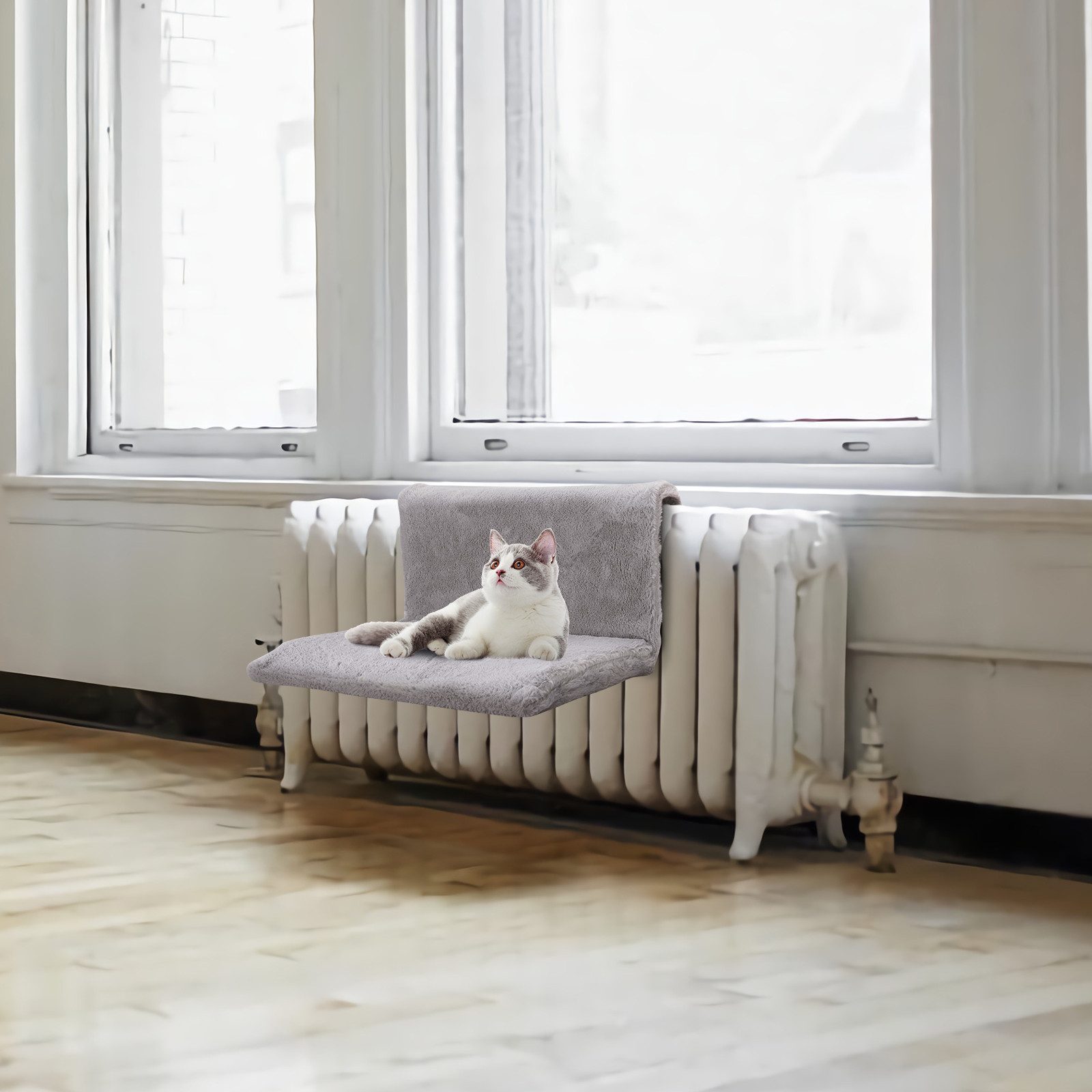 nobleza Katzen-Hängematte Katzenbett für Heizungen mit Starkem Abnehmbarem günstig online kaufen