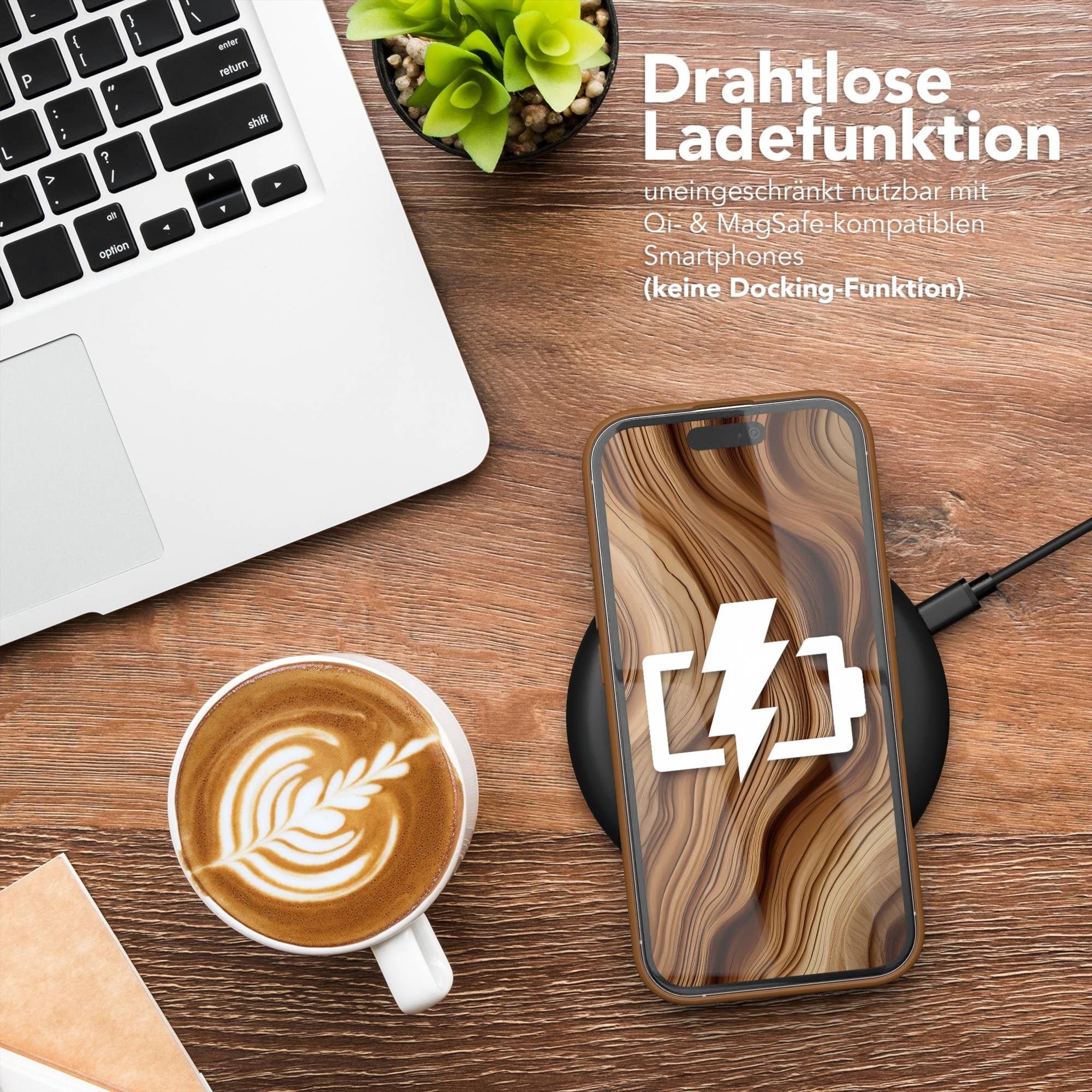 EAZY CASE Handyhülle Outdoor Case für Apple iPhone 17 6,3 Zoll, Handyhülle Outdoor Slimcover kratzfest transparent Braun