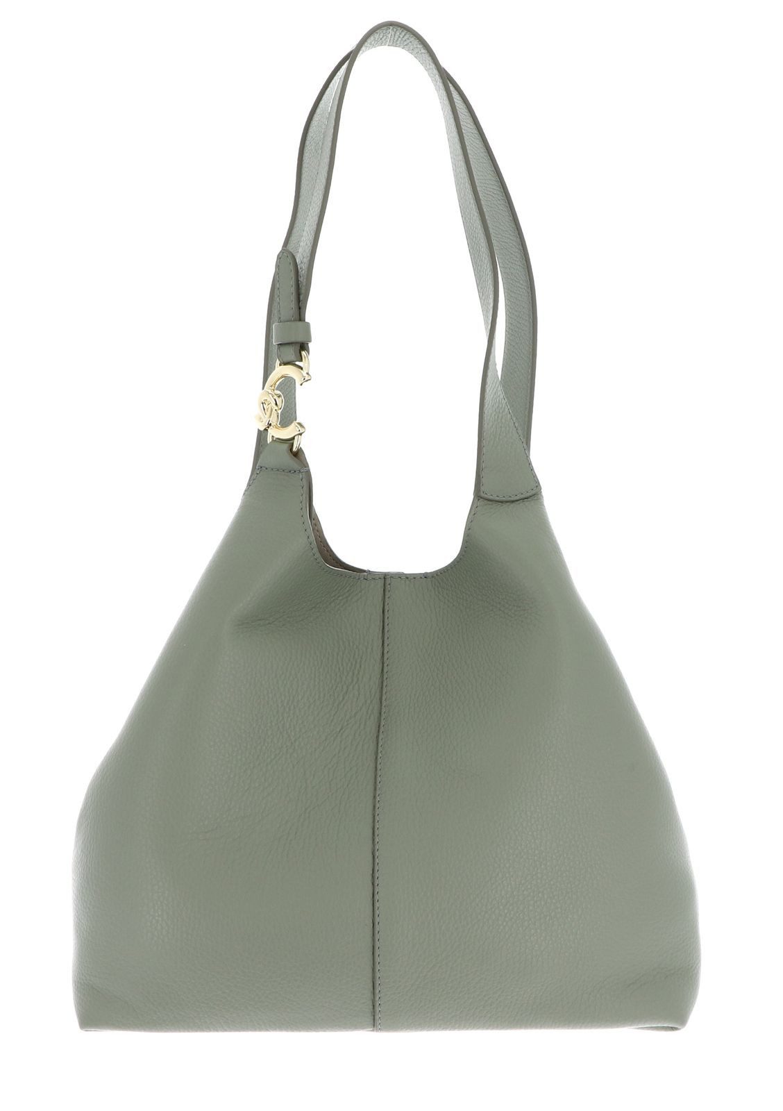 COCCINELLE Schultertasche Shopper (Set, 2-tlg), aus echtem Rindsleder