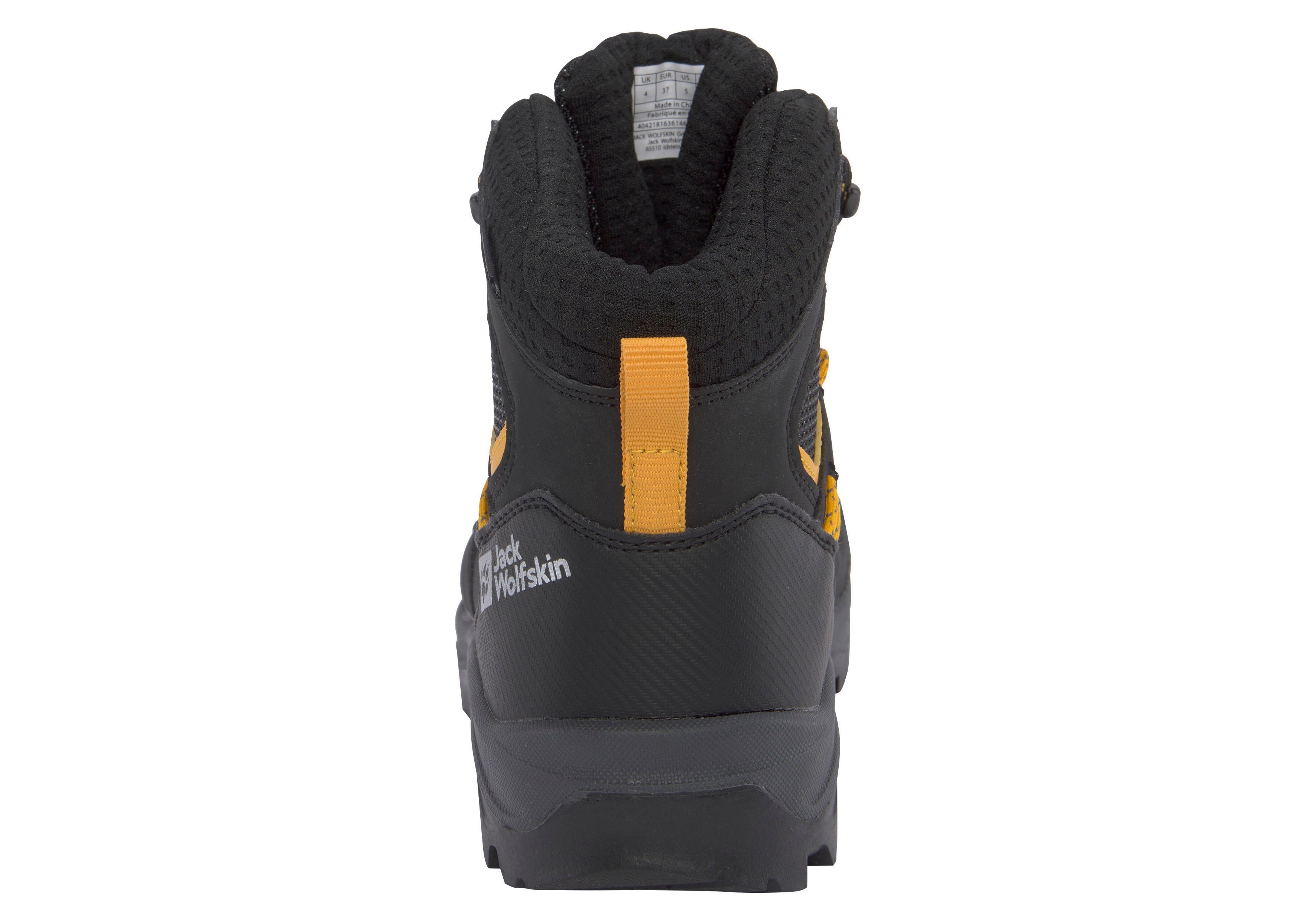 Wolfskin TEXAPORE MID Wanderschuh Jack schwarz VOJO K