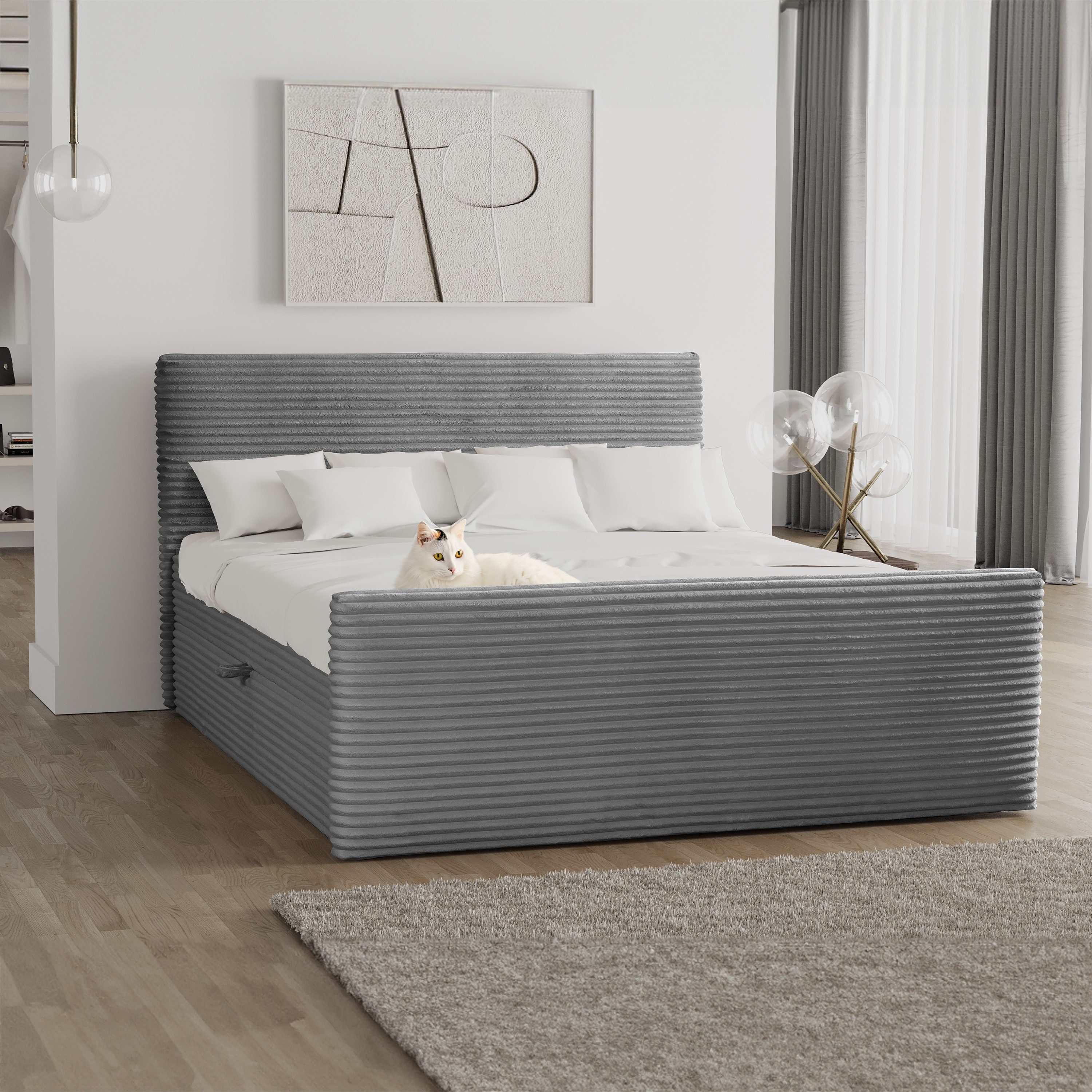 Kaiser Möbel Boxspringbett Trento mit Bettkasten, Topper und Bonellmatratze günstig online kaufen