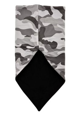 Maxfred Multifunktionstuch Schlauchschal Fleece camouflage schwarz grau