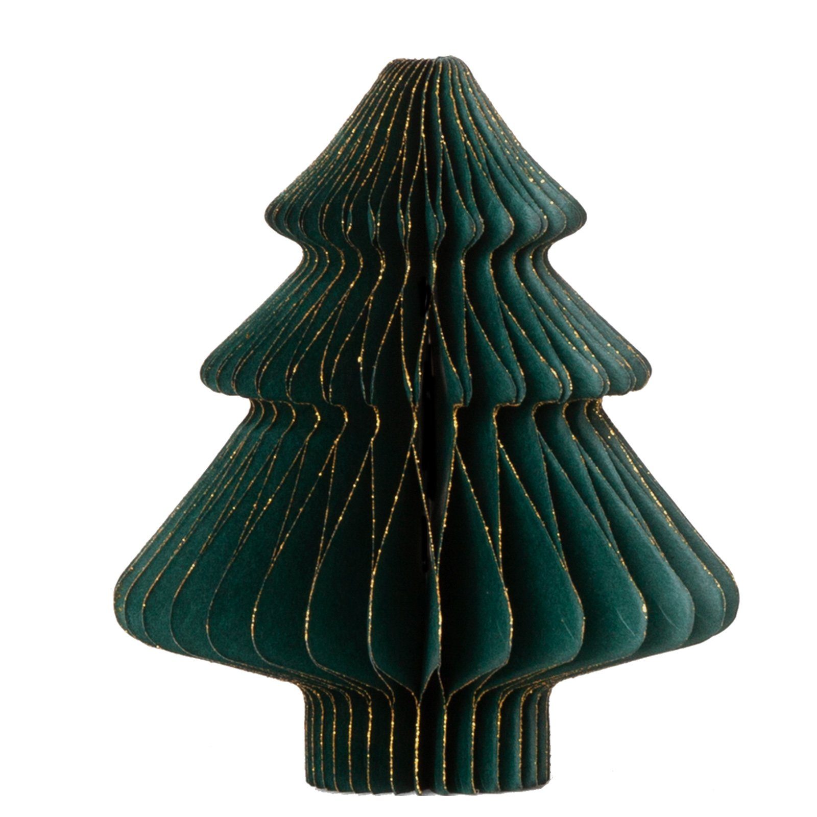 coopz Weihnachtsbaumkugel Papier Tanne Aufsteller klein