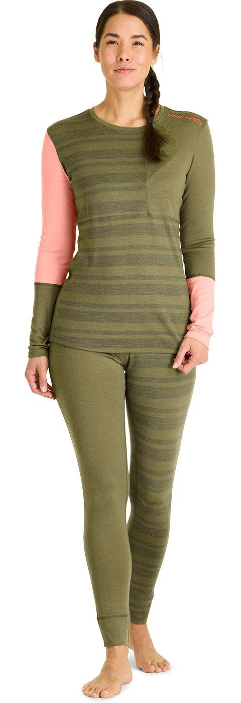 Ortovox Funktionsunterhemd 185 ROCK'N'WOOL LONG SLEEVE W wild herbs