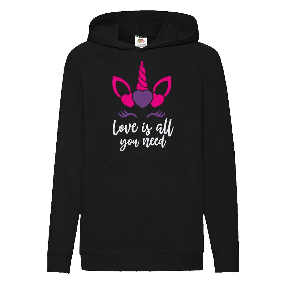 Ggraphics Hoodie Love is all you need Kinder Hoodie / Kapuzenpullover