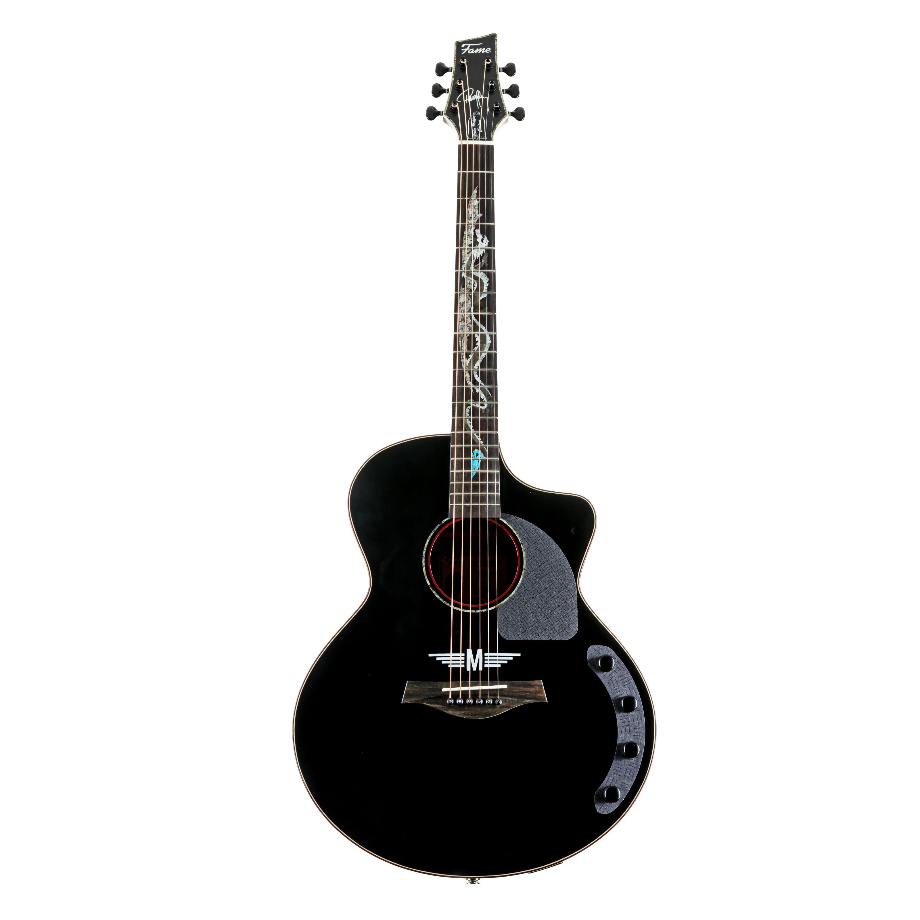 FAME Westerngitarre, Westerngitarren, Grand Auditorium Gitarren, Peter Maffay Dragon Signature - Westerngitarre