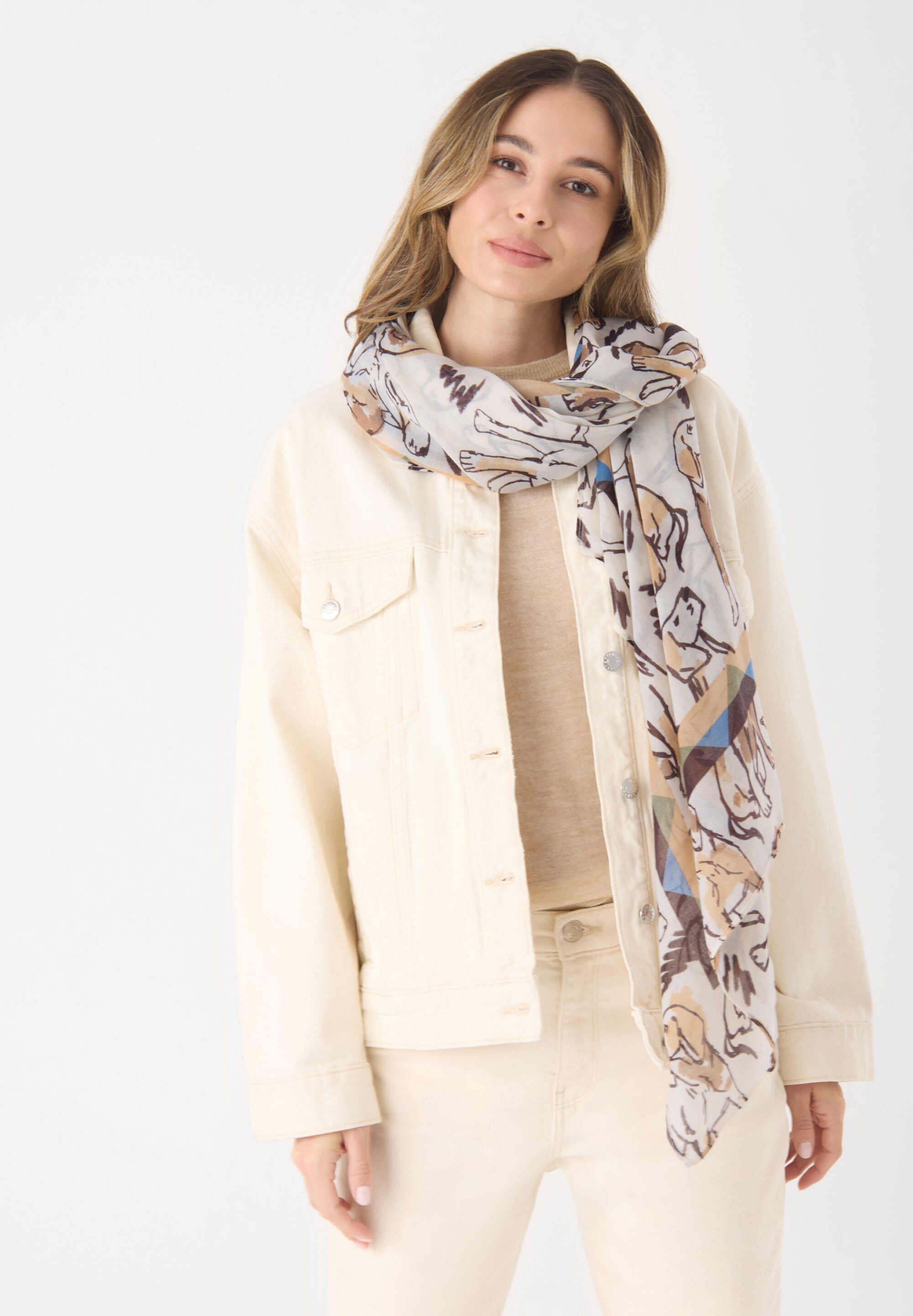 Codello Modeschal, (1-St), mit Allover-Hunde-Motiv günstig online kaufen