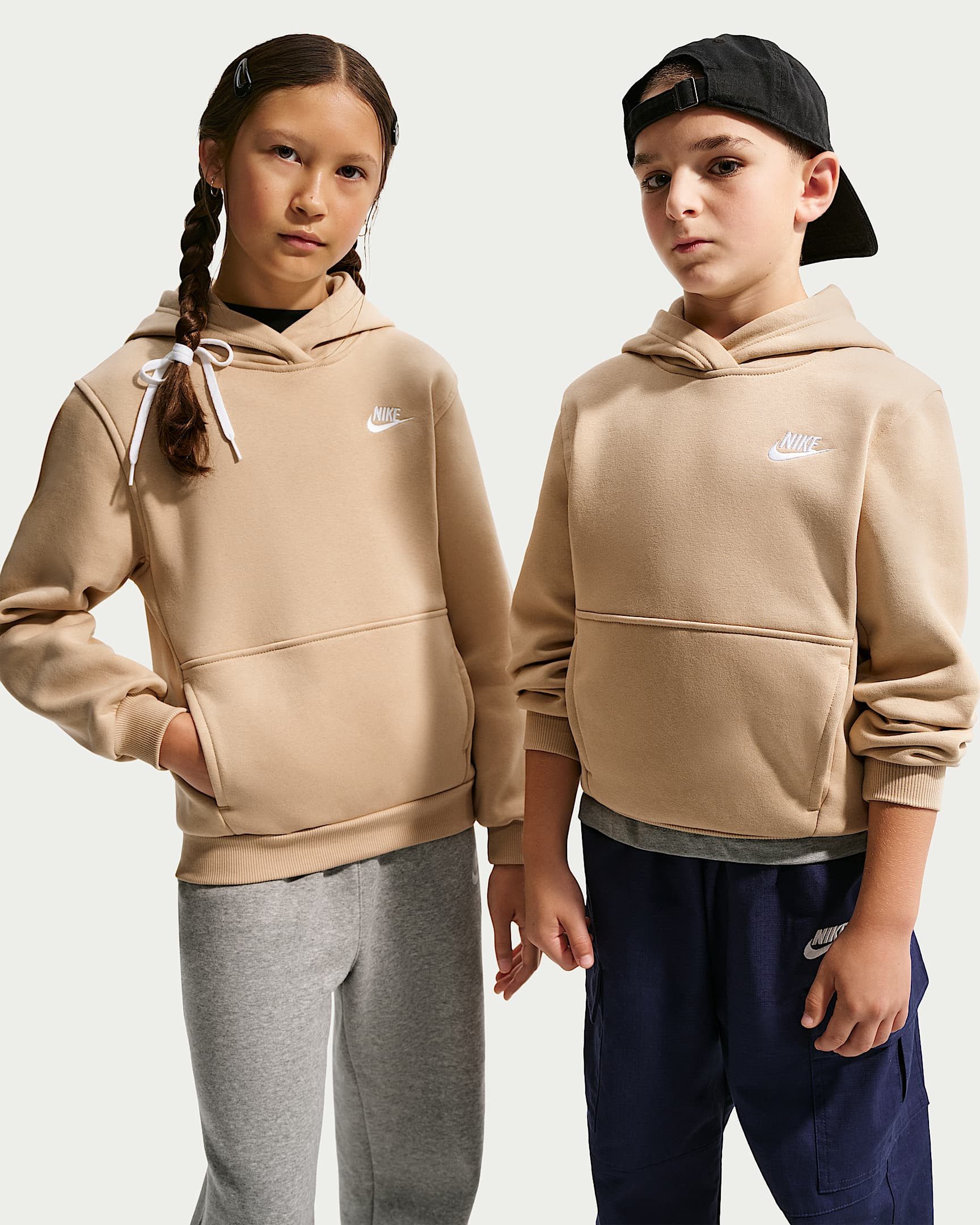 Nike Sportswear Kapuzensweatshirt K NSW CLUB FLC HDY LBR Für Kinder und Jugendliche