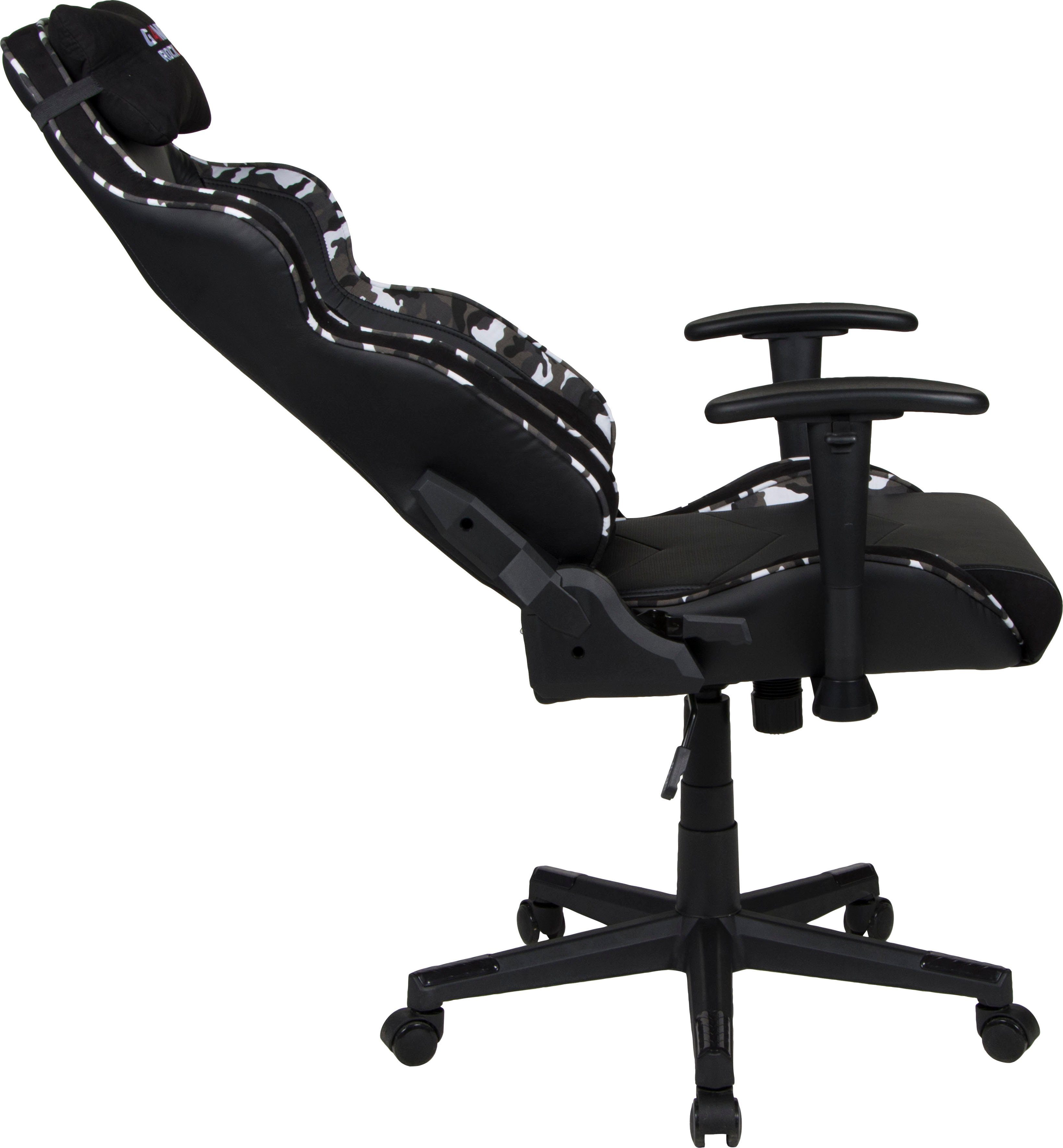 Collection in Chair schwarz/camouflage G-30, Optik Gaming Game-Rocker Duo Chefsessel grau Camouflage