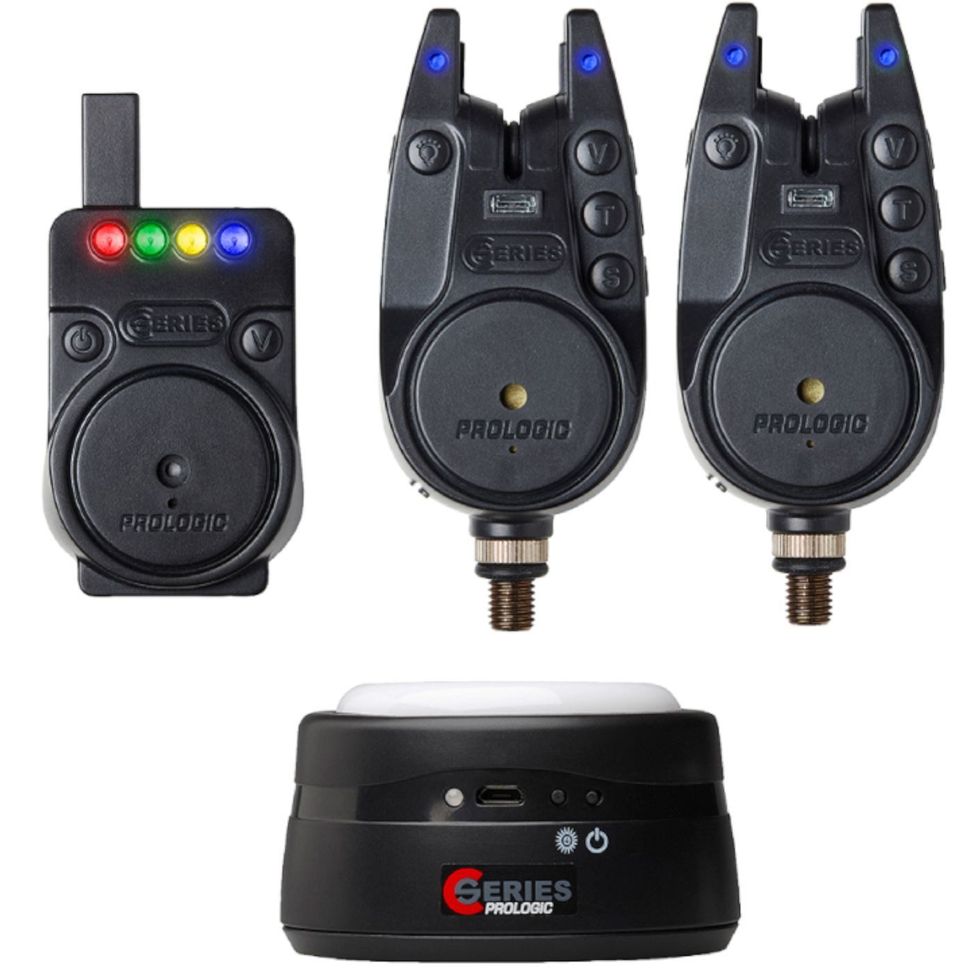 elektronischer Bissanzeiger Prologic C-Series Alarm 2+1+1 All Blue - Bissanzeiger Set