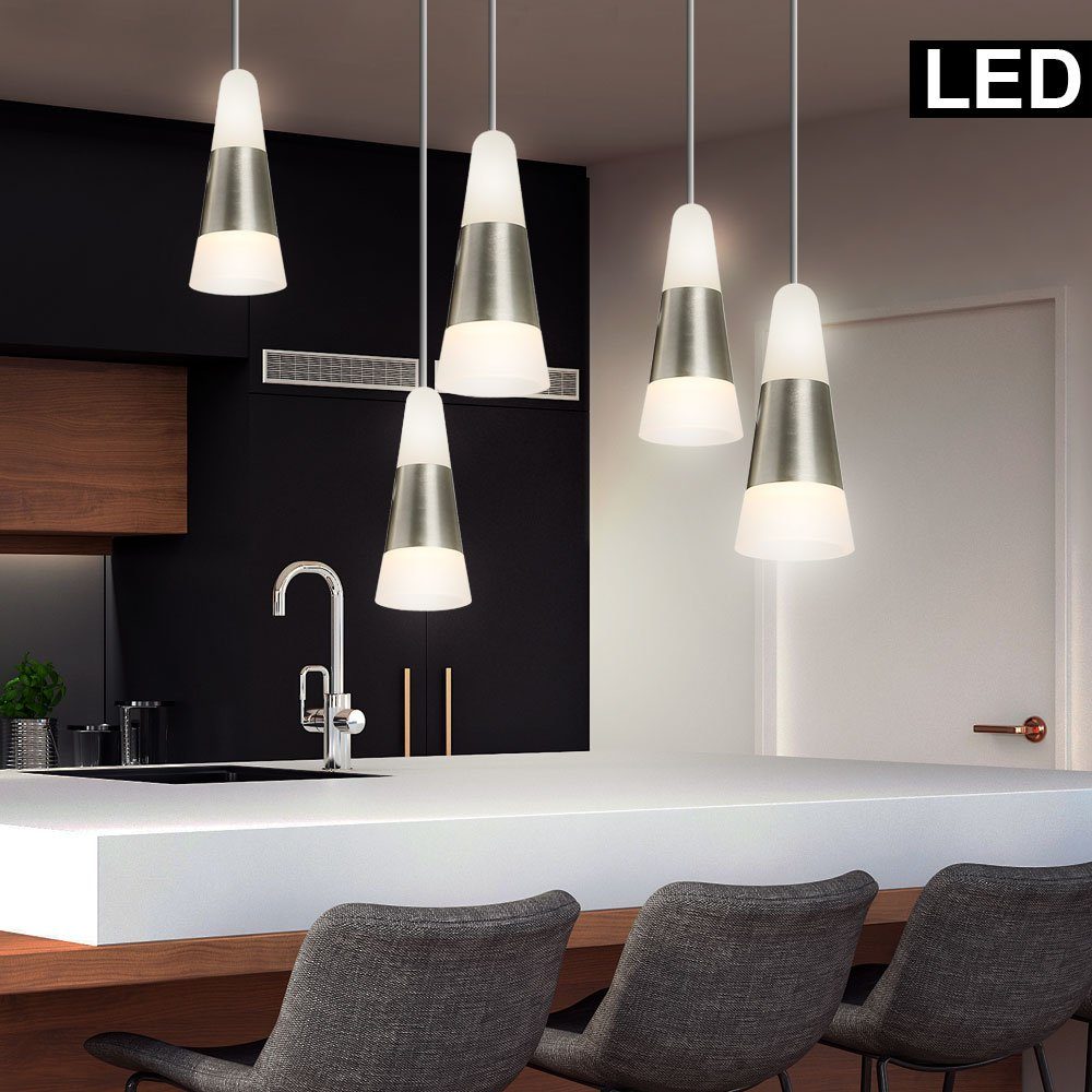 LED Design Hänge Strahler Decken Lampe blau Ess Zimmer Küchen Pendel Leuchte 