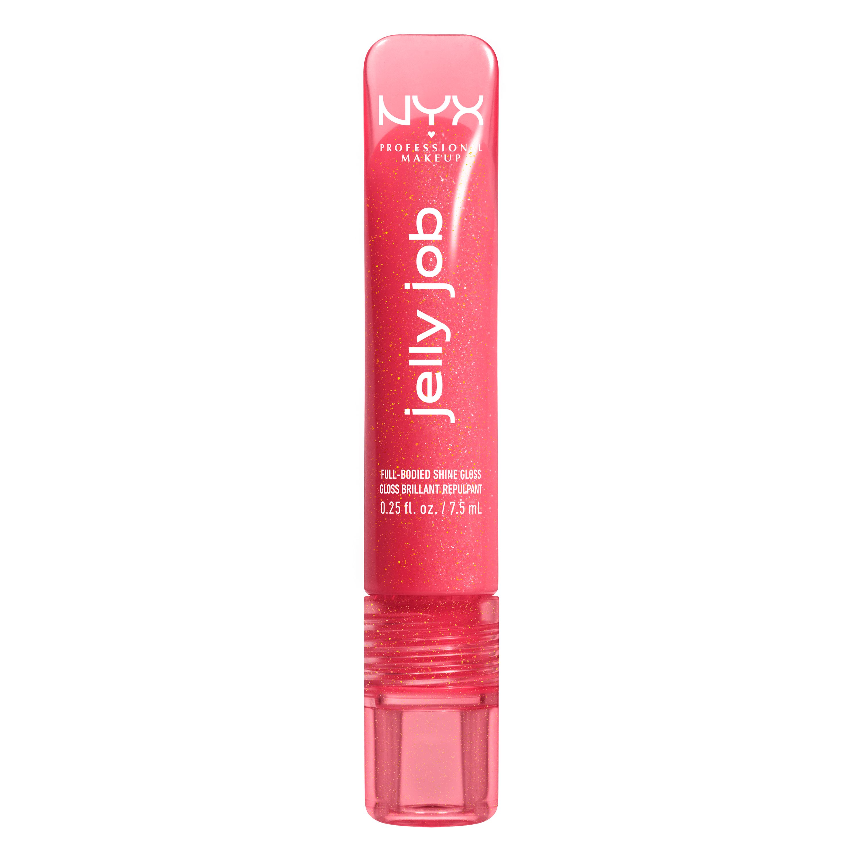 NYX PROFESSIONAL MAKEUP Lipgloss JELLY JOB FULL BODIED SHINE GLOSS, no Filler -pflegender Gloss für optisch vollere Lippen