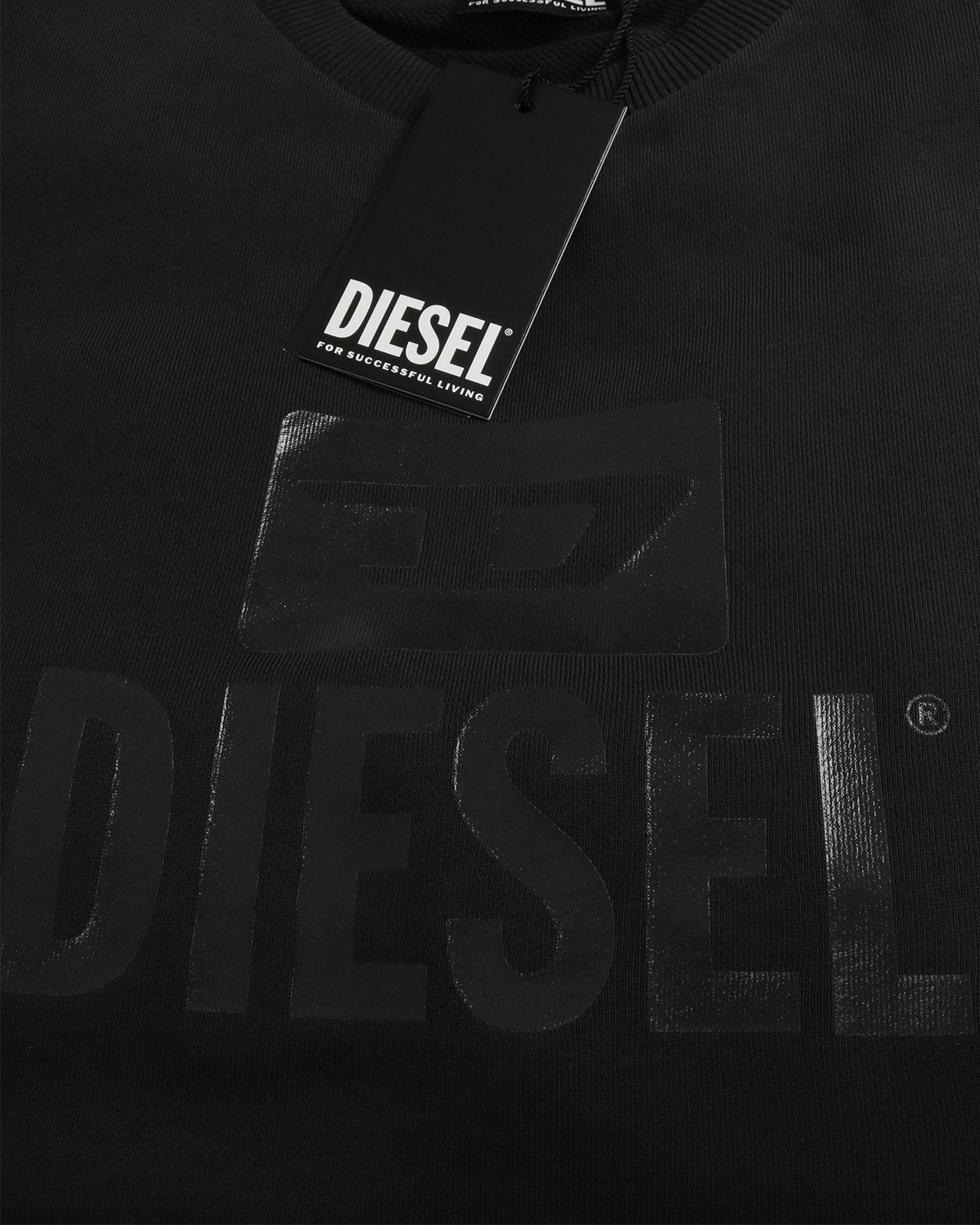 Diesel Sweatshirt - Regular Fit - Supersoft Pullover - S-GIR TONE ON TONE