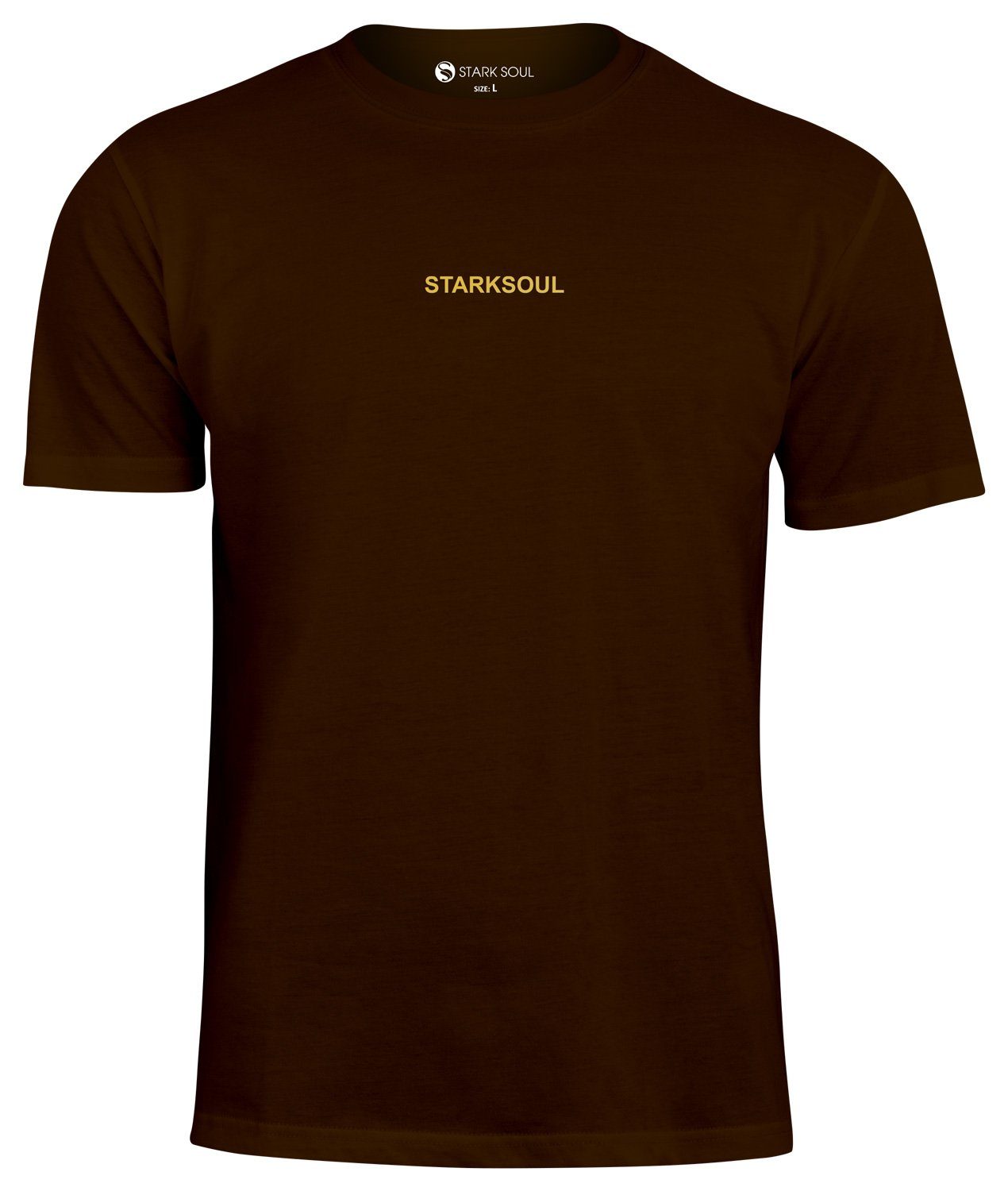 Stark Soul® T-Shirt T-Shirt Embossed - Baumwolle, Kurzarm