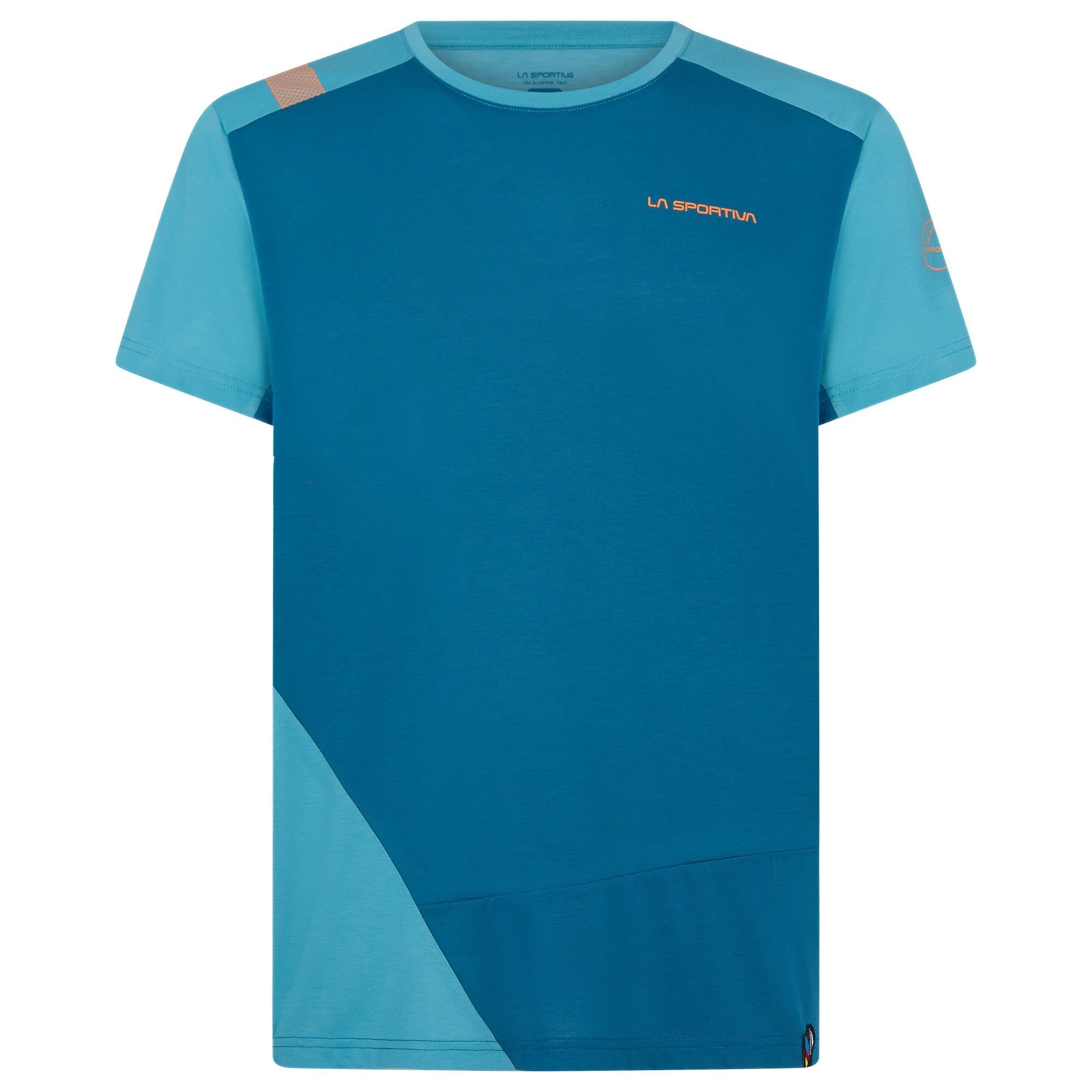 La Sportiva T-Shirt La Sportiva M Grip T-shirt Herren Kurzarm-Shirt Space Blue - Topaz
