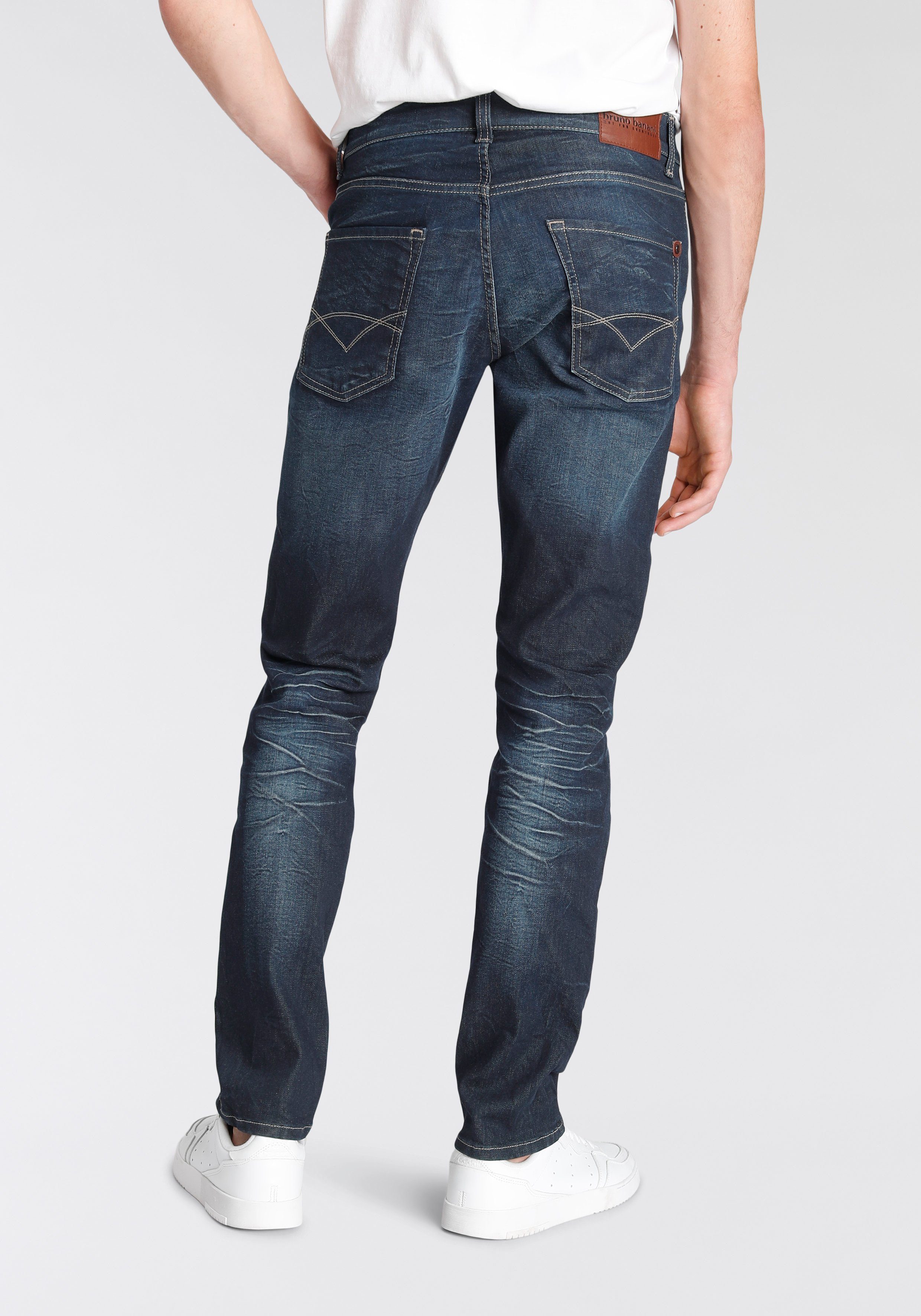 Bruno Banani Comfort-fit-Jeans Floyd gerade Beinform, mit Eingrifftaschen, günstig online kaufen