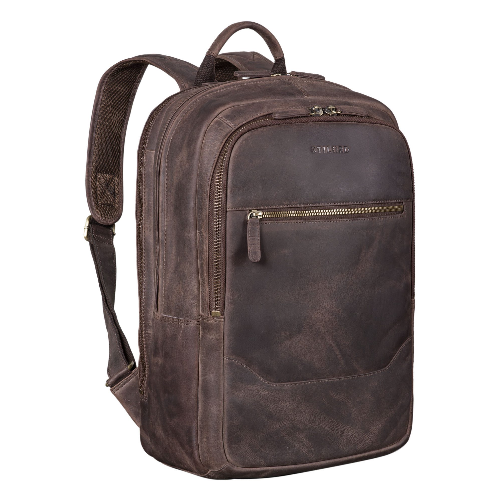 Notebook-Rucksack "Maxor" XL Business Rucksack Herren Leder