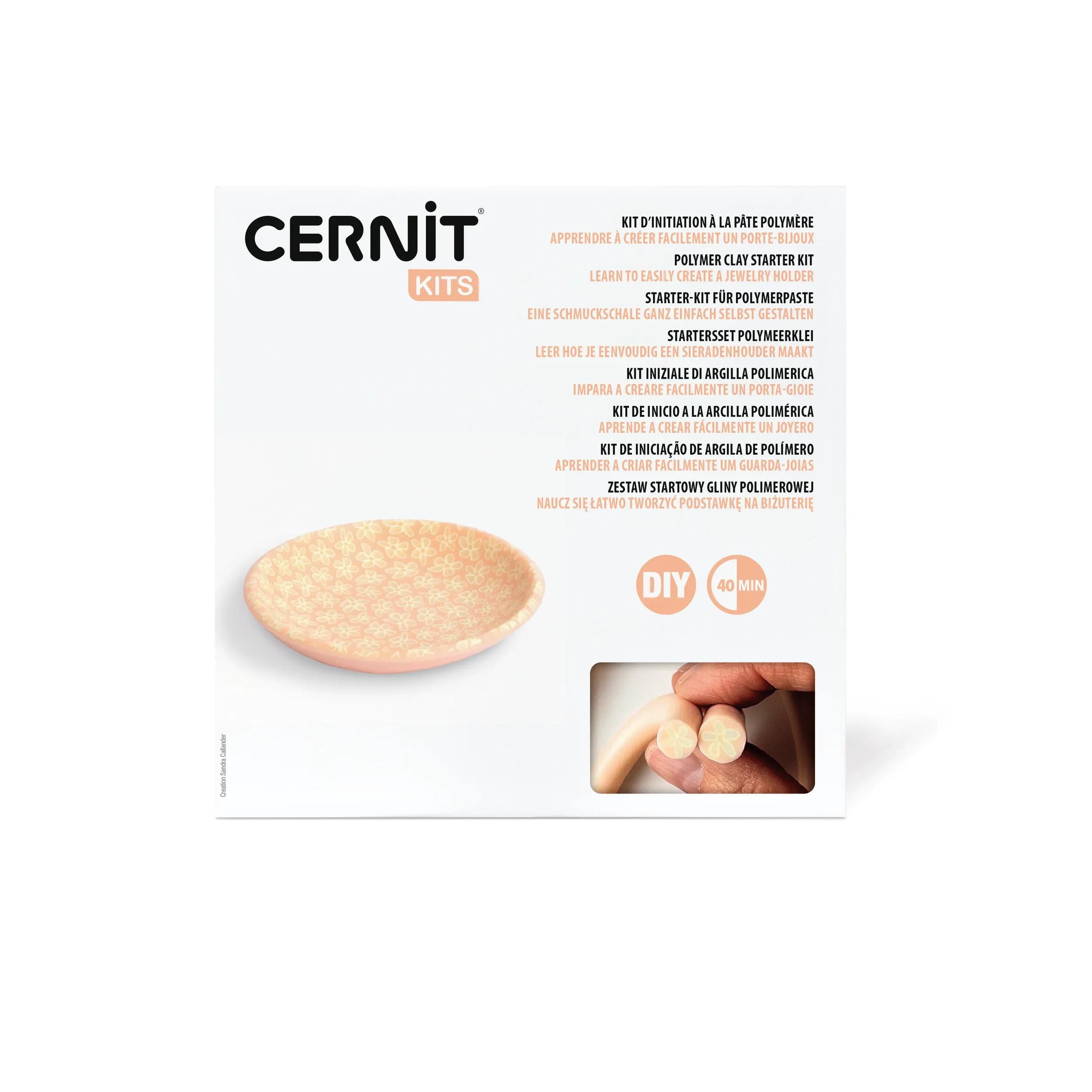 Cernit Modelliermasse Starter-Set, Schmuckhalter CEKIT004C, Kreativset