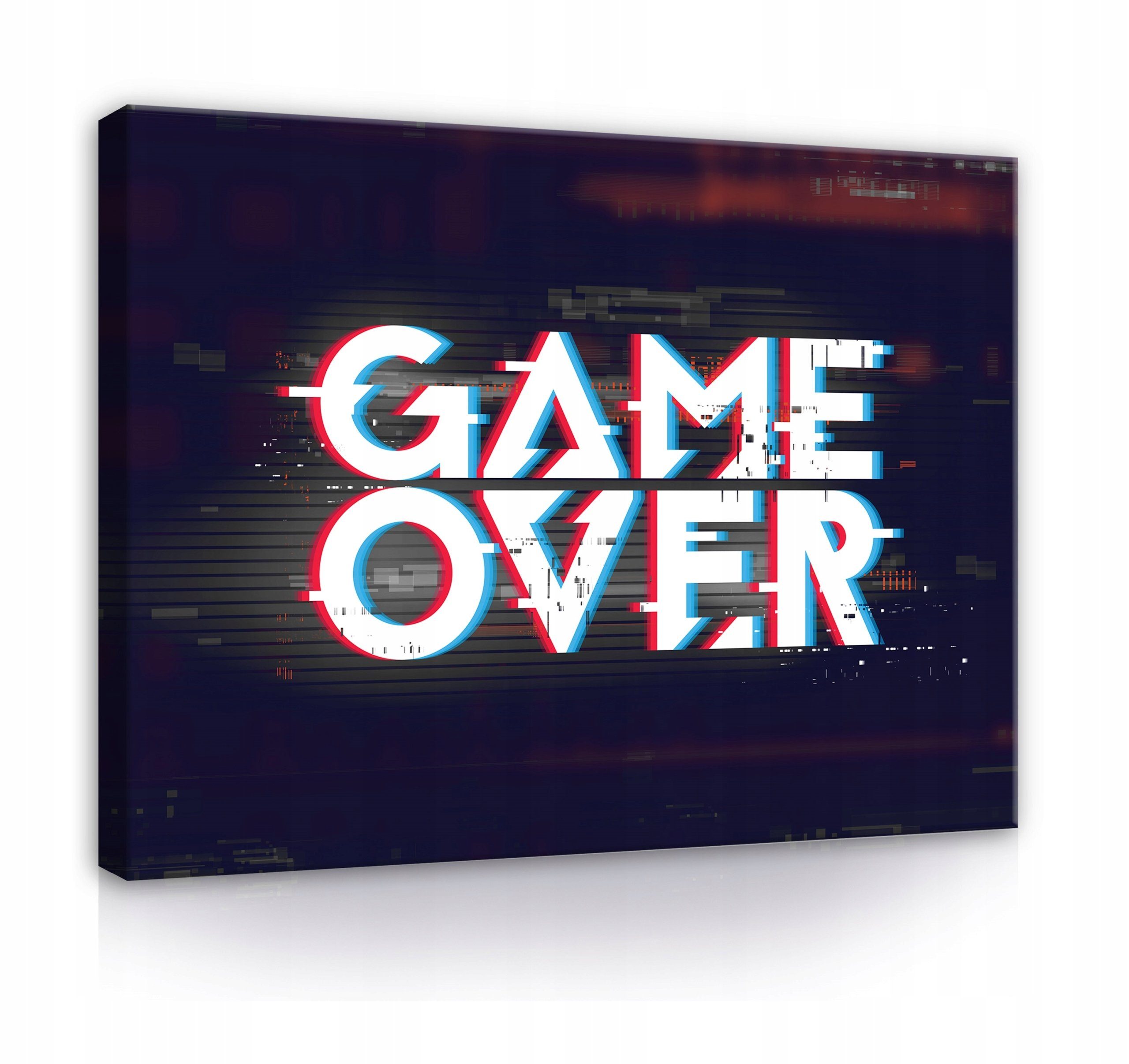 Wallarena Leinwandbild Kinderzimmer Jungen Game Over günstig online kaufen