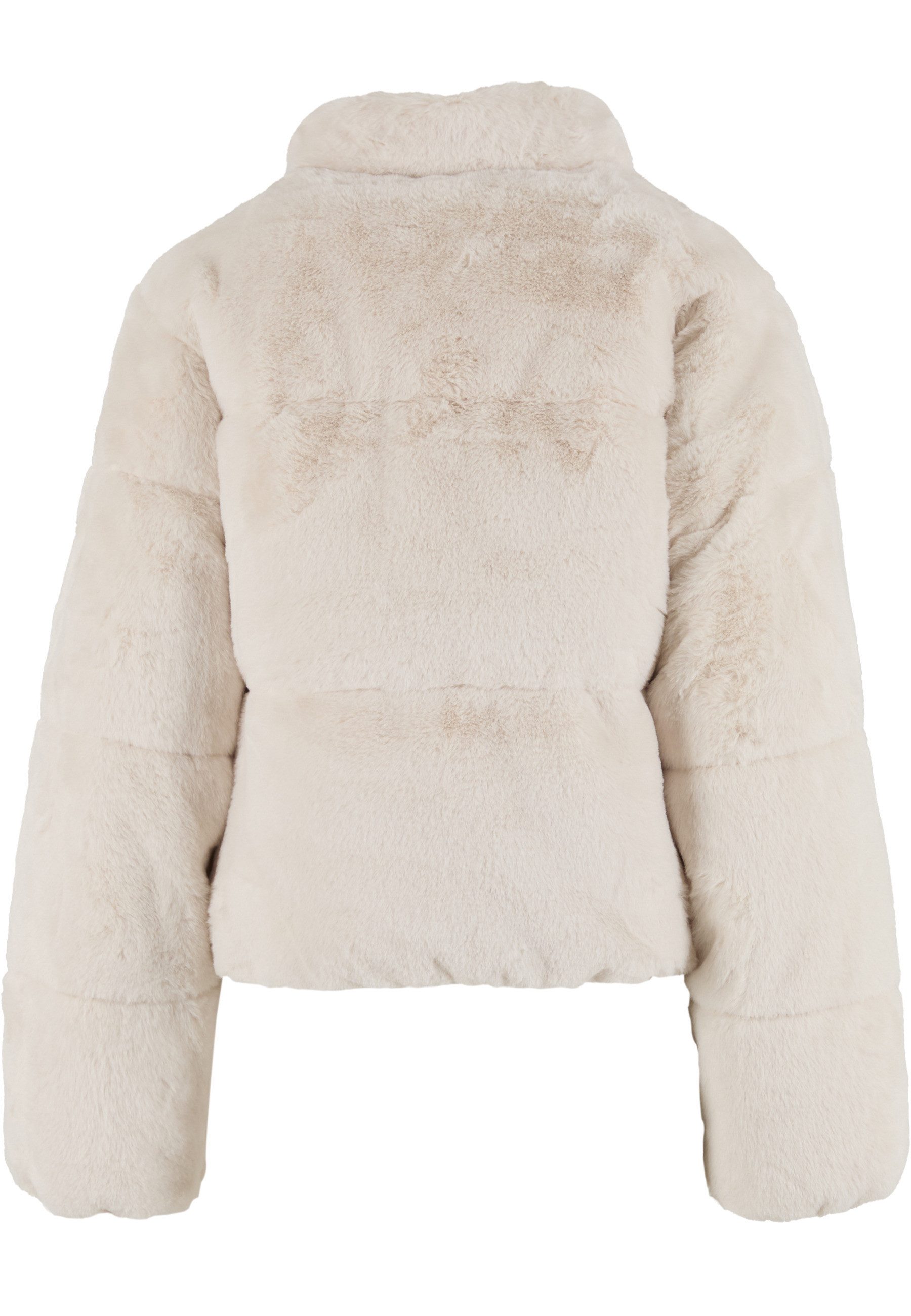 URBAN CLASSICS Winterjacke Urban Classics Ladies Short Faux Fur Puffer Jacket (1-St)