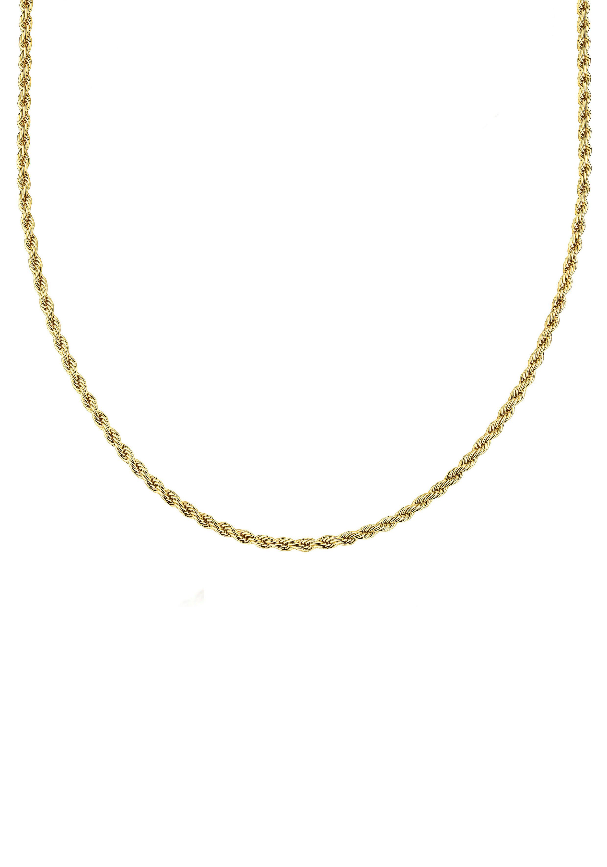 Kette ohne Anhänger Schmuck Geschenk Silber 925 Halsschmuck Halskette Kordelkette