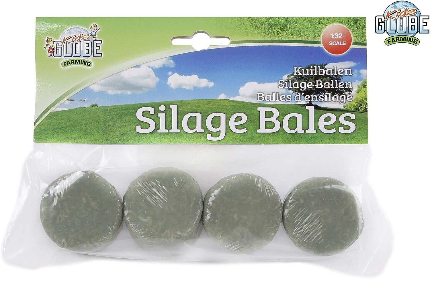 Kids Globe Spielwelt Kids Globe Silageballen-Set rund, Ballen in Folie gewickelt, 4 Stück – Bild 3 von 3