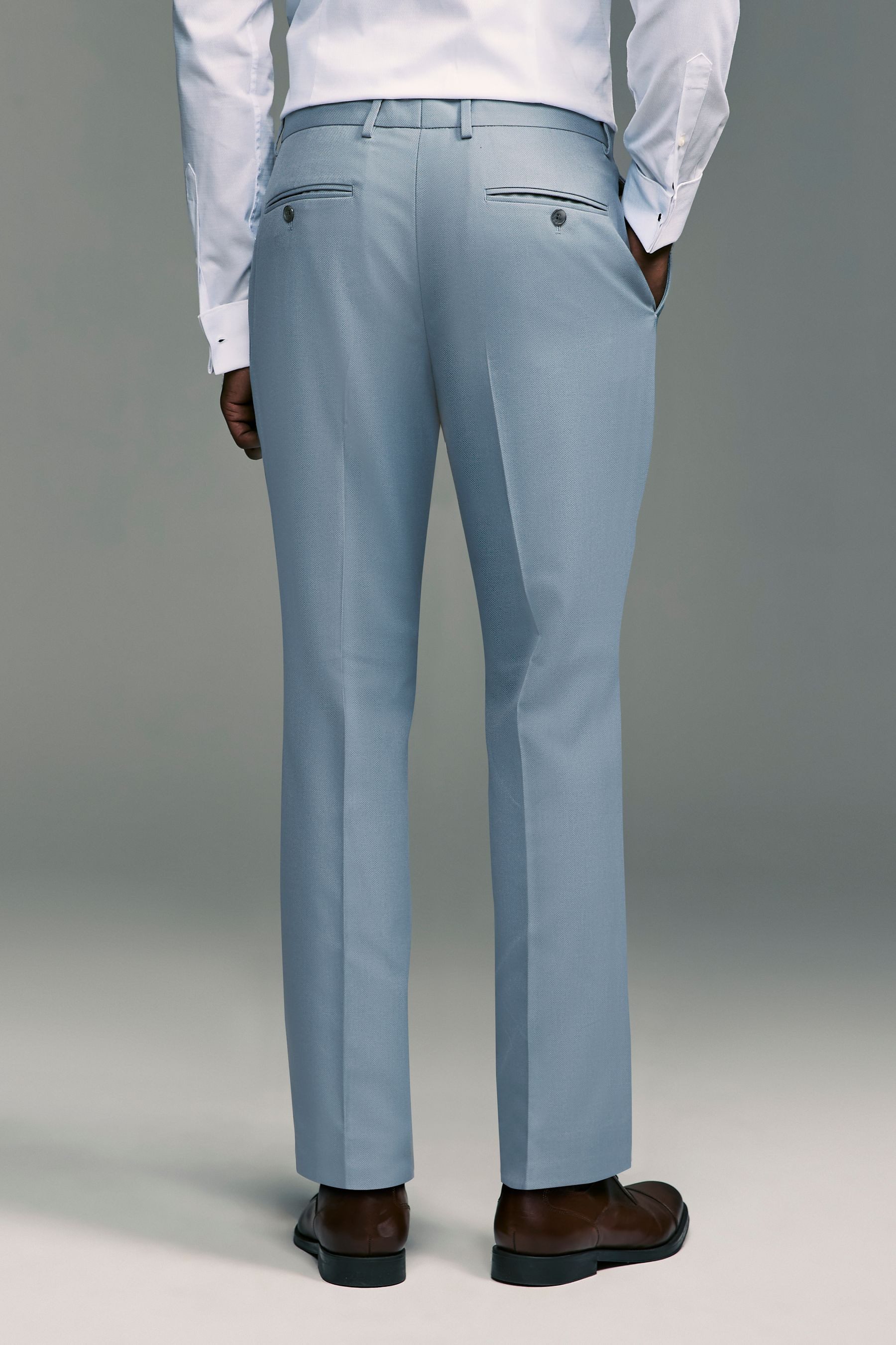 Next Anzughose Strukturierte Tailored Fit Anzughose günstig online kaufen