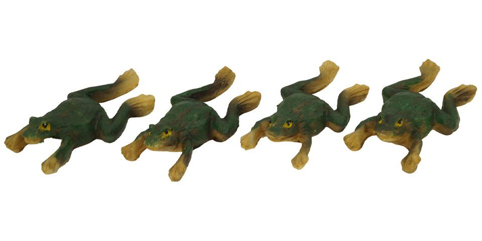 Schwimmtier 4er Set Goldiges Schwimmtier Frosch klein