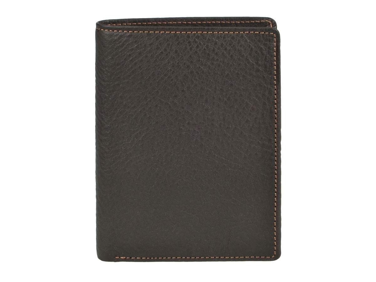 Sonnenleder Geldbörse Weser R Portemonnaie Herren Leder im Hochformat sehr edel, Herrenbörse, Portemonnaie, Hochformat 9x12cm, süddeutsches Leder