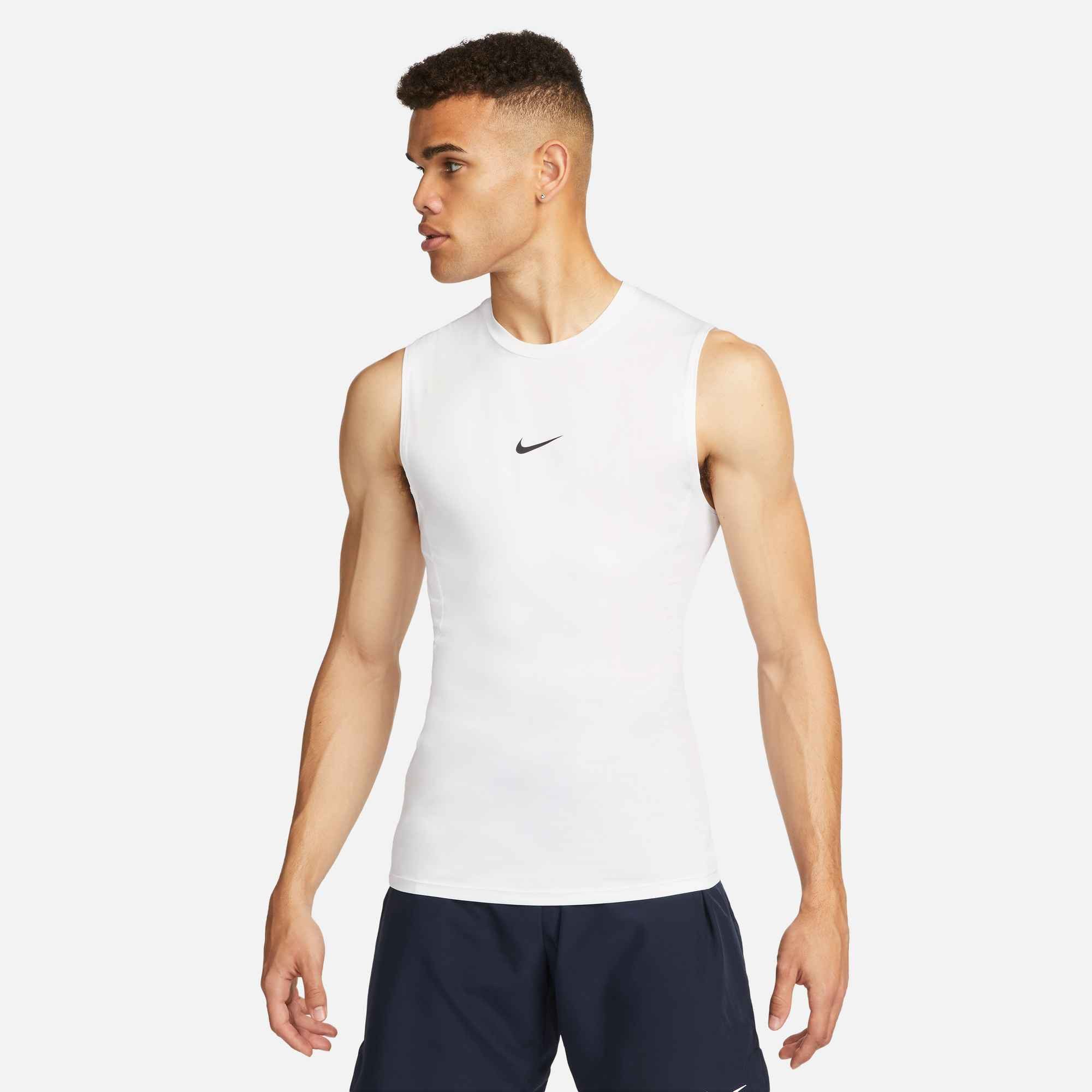 Nike Tanktop M NP DF TOP SL TIGHT schmal geschnitten, ärmelloses Design, mit rundem Saum