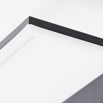 Brilliant Deckenleuchte Loneos, Loneos LED Deckenleuchte 35x30cm schwarz/holz, Holz/Metall/Kunststoff