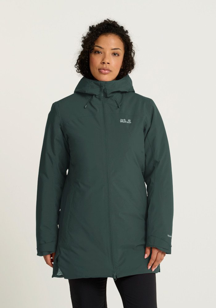 Jack Wolfskin Wintermantel HEIDELSTEIN 2 INS JKT W mit langärmeliger Form, aus Polyester