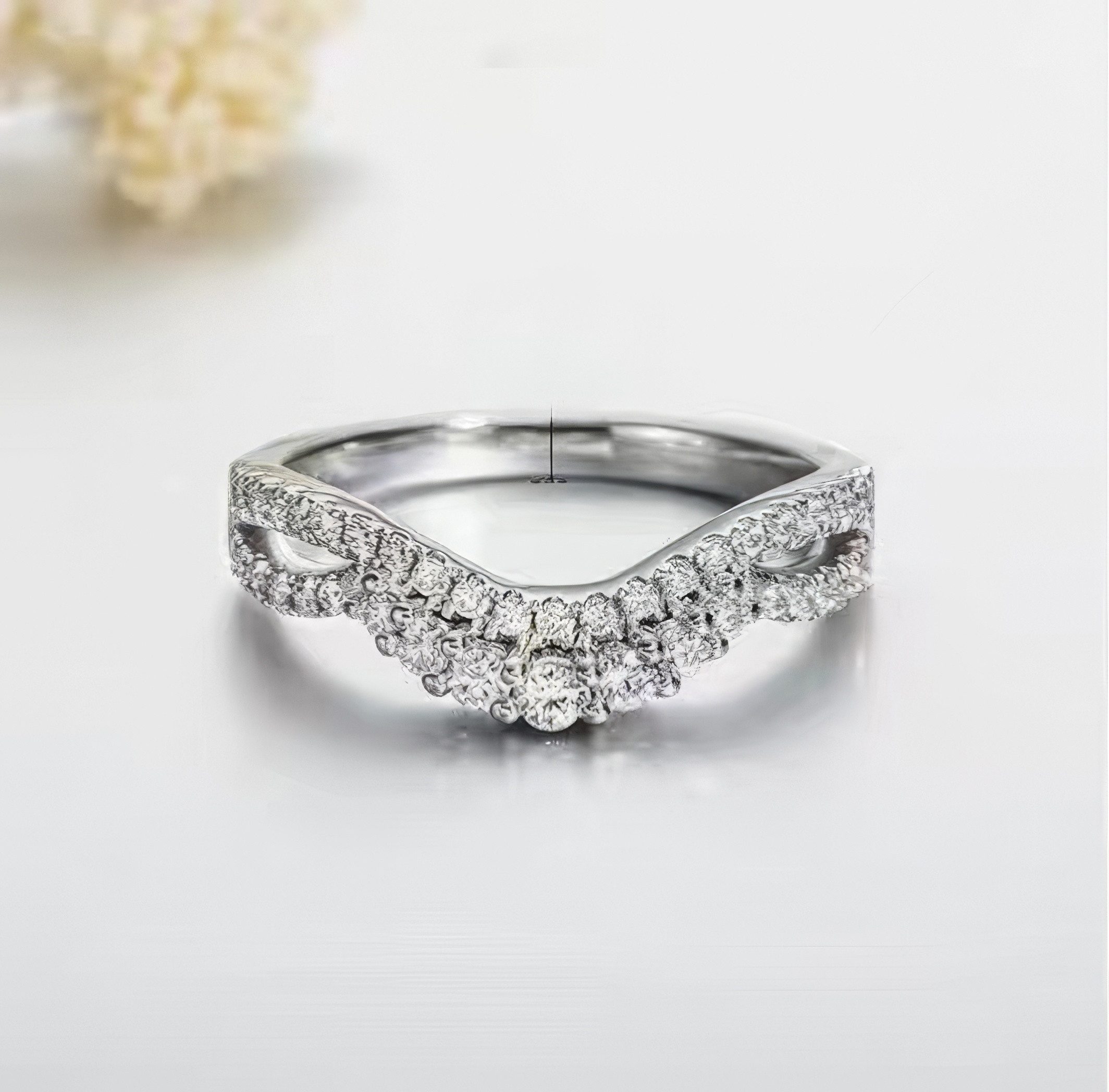 Jumpeak Diamantring wedding ring, engagement ring, ring gold damen 585 echtgold, liebes geschenk für sie, geschenk zur erstkommunion, damen geschenk