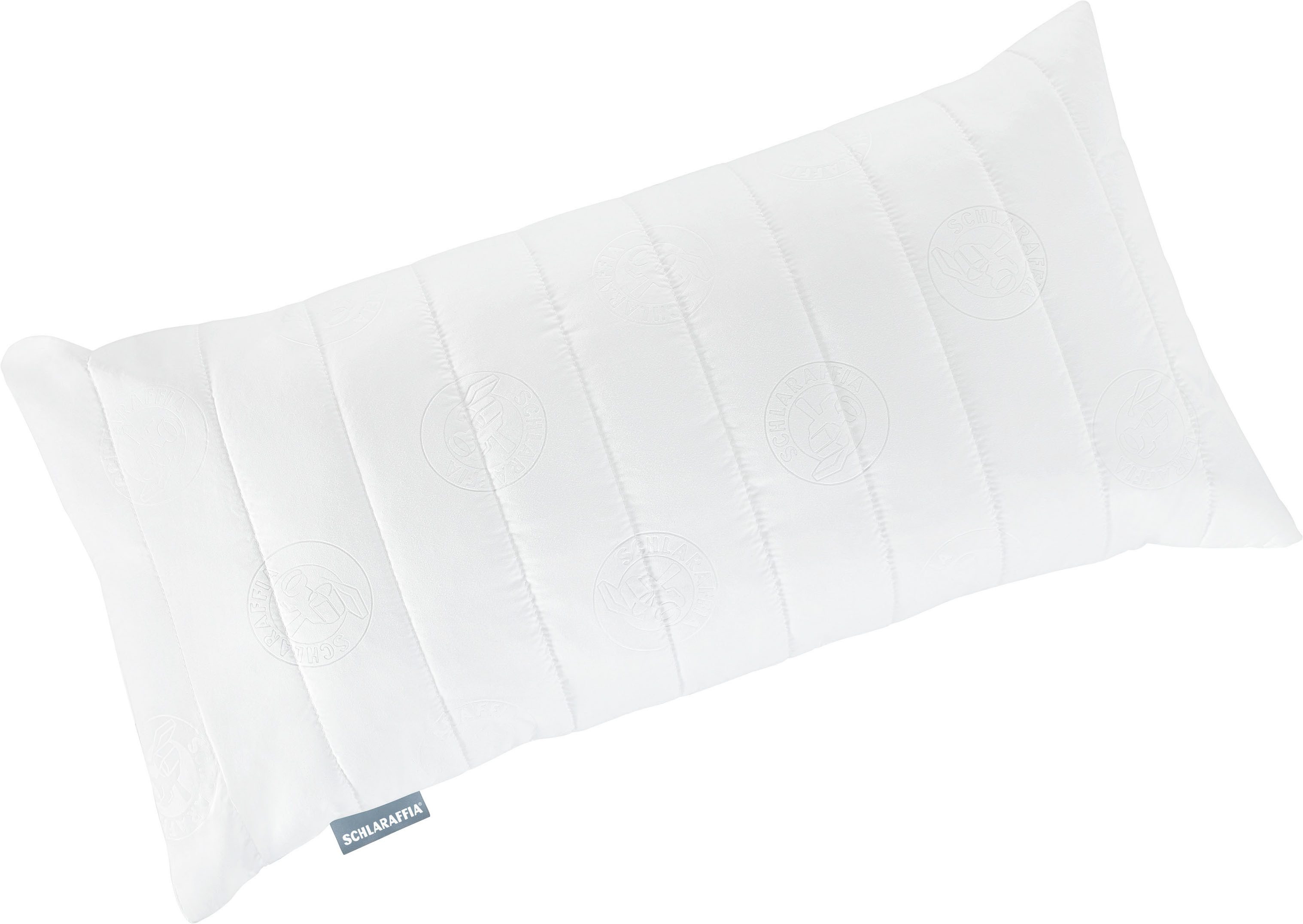 Schlaraffia Kopfkissen IVORY, Allergikerfreundlich, NEUHEIT, Füllung: 100 % SCHLARAFFIA® Fill Polyester-Markenhohlfaser, Bezug: 100 % Baumwoll-Satin, Seitenschl – Bild 2 von 5