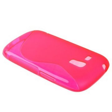 König Design Handyhülle Samsung Galaxy S3 Mini, Samsung Galaxy S3 Mini Handyhülle Backcover Rosa