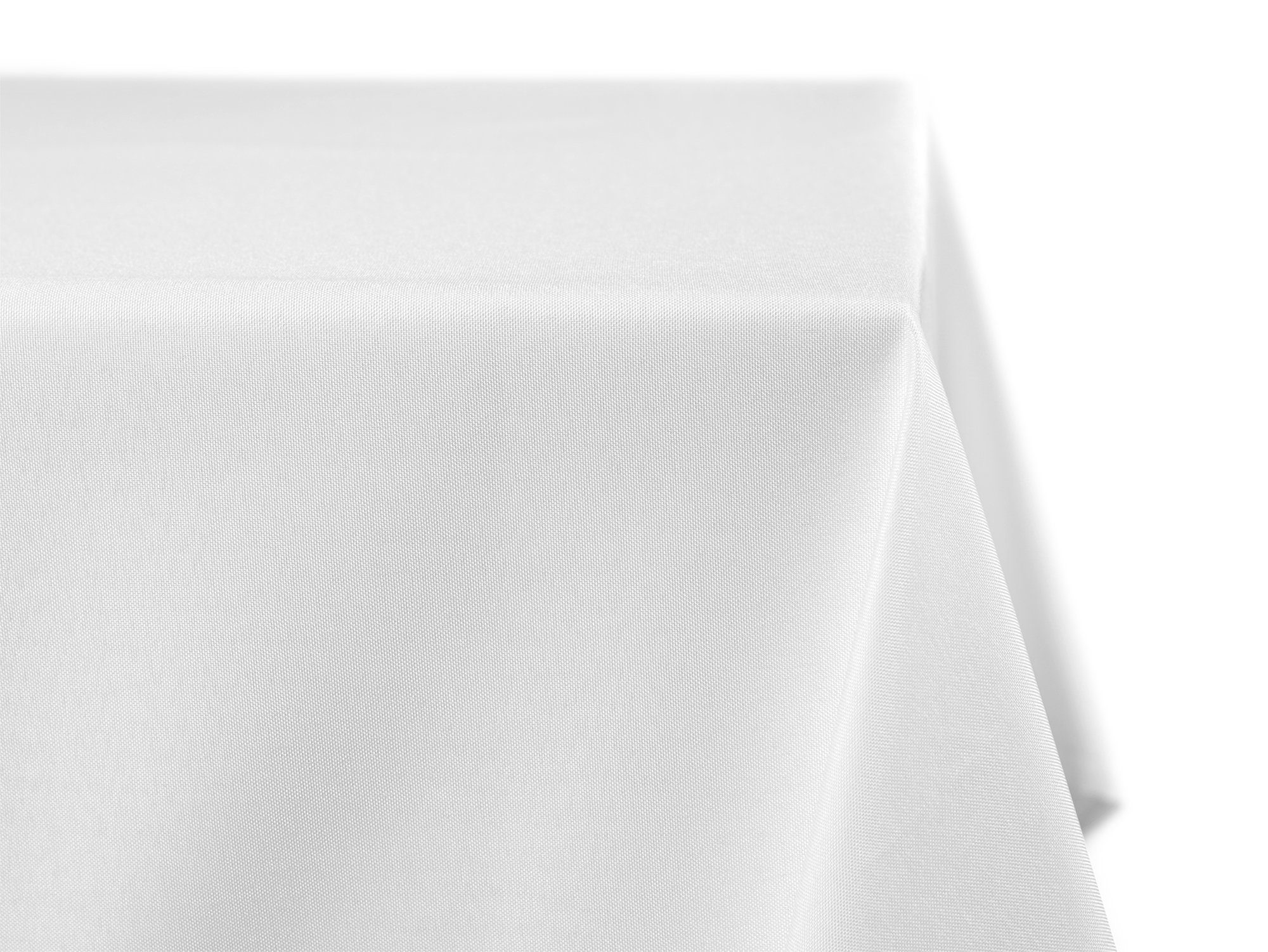 Beautex Tischdecke Fleckenabweisende bügelfreie Tischdecke mit Lotuseffekt, Leinenoptik (1-tlg) Weiß