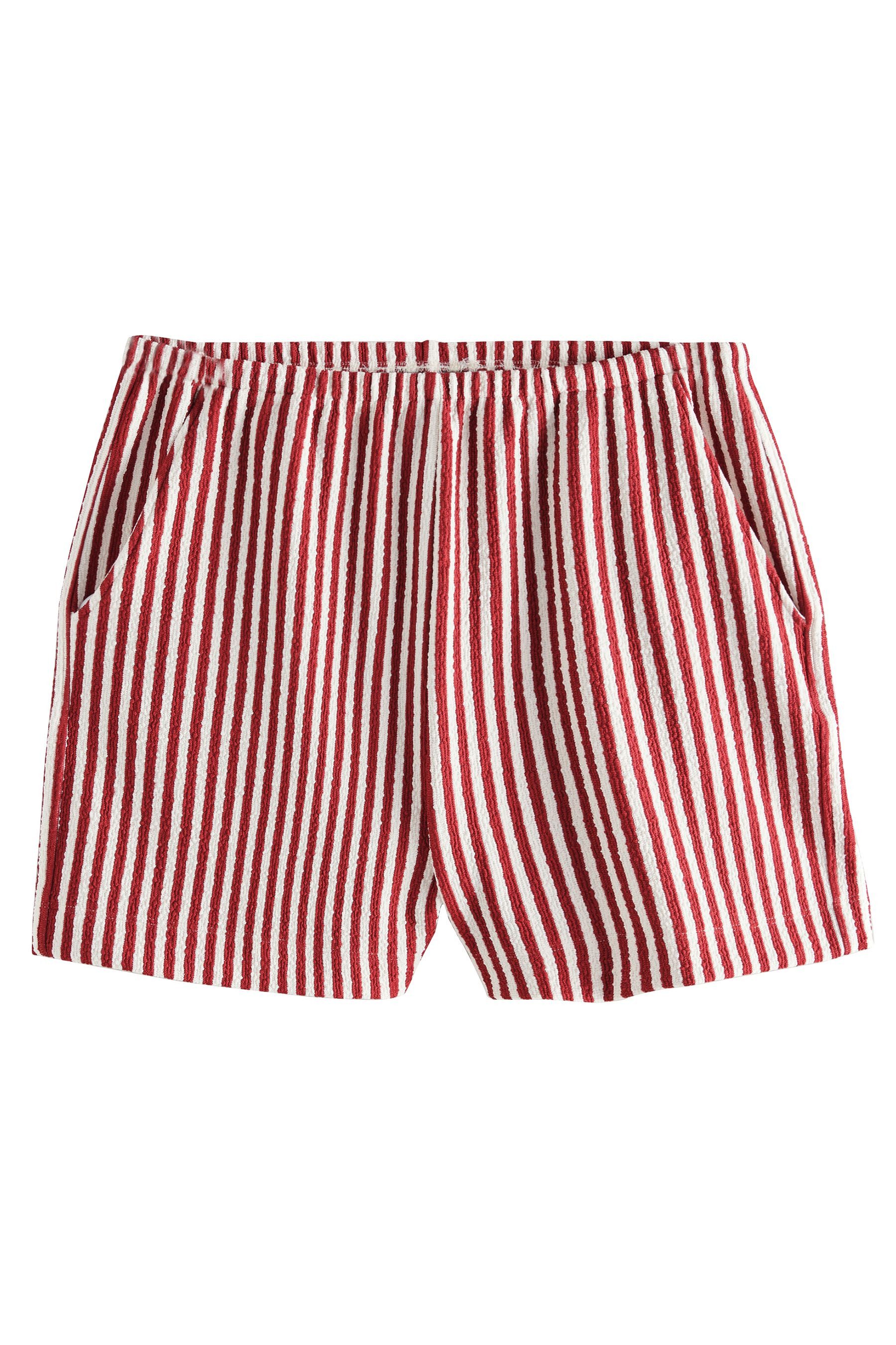 Next Strandshorts Shorts mit strukturierten Streifen günstig online kaufen