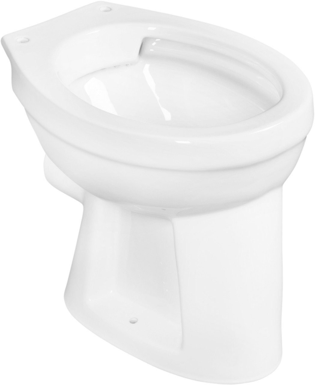 CORNAT Tiefspül-WC Cornat Stand WC Flachspüler spülrandlos erhöht 40