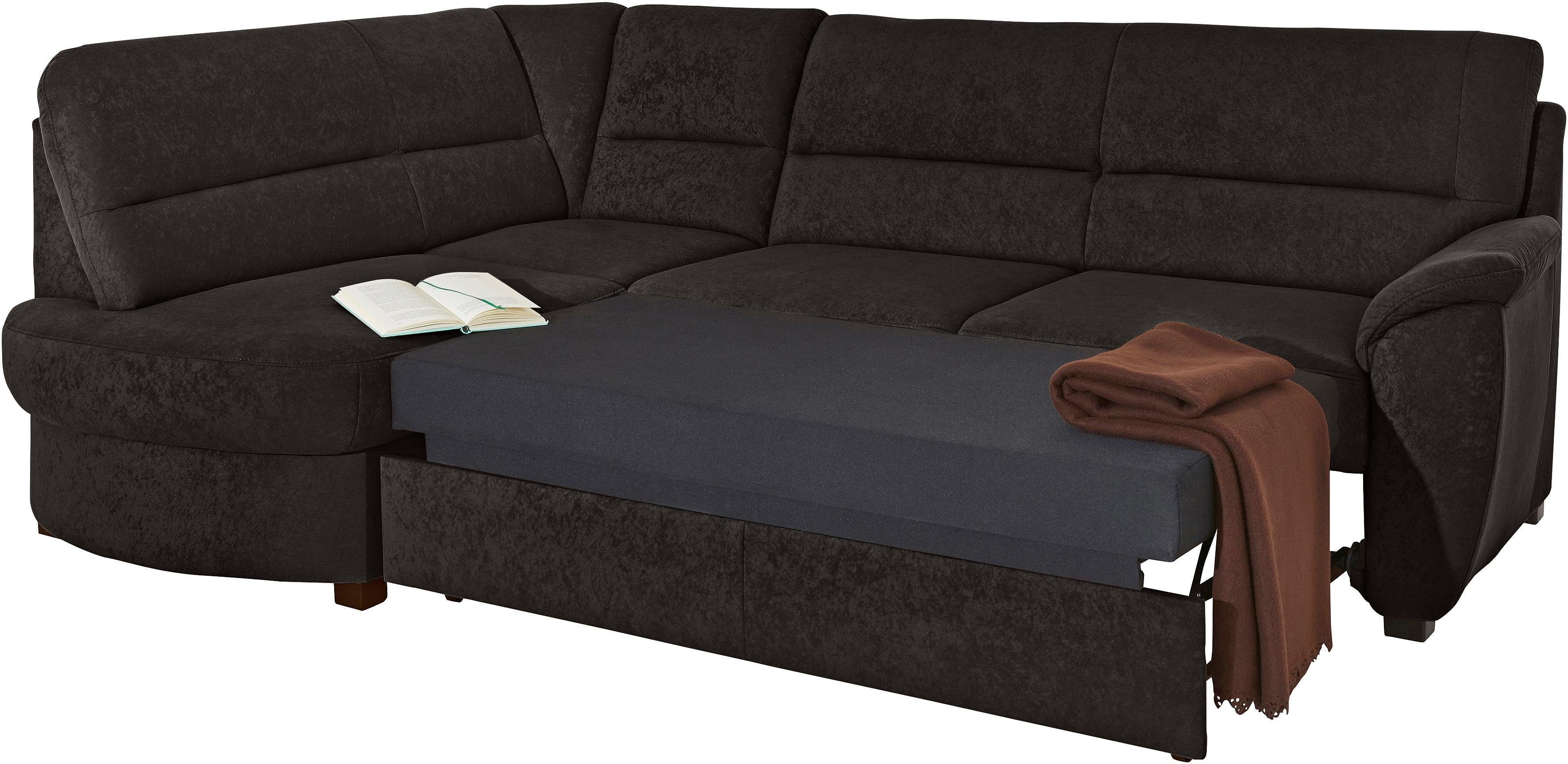 sit&more Ecksofa "Pandora L-Form", wahlweise mit Bettfunktion und Bettkaste günstig online kaufen